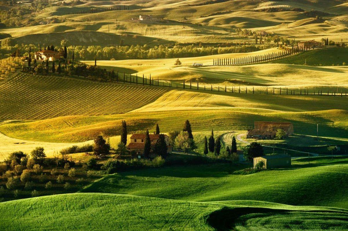 1200x799 Golden Tuscan Landscape Wall Mural. Murals Your Way