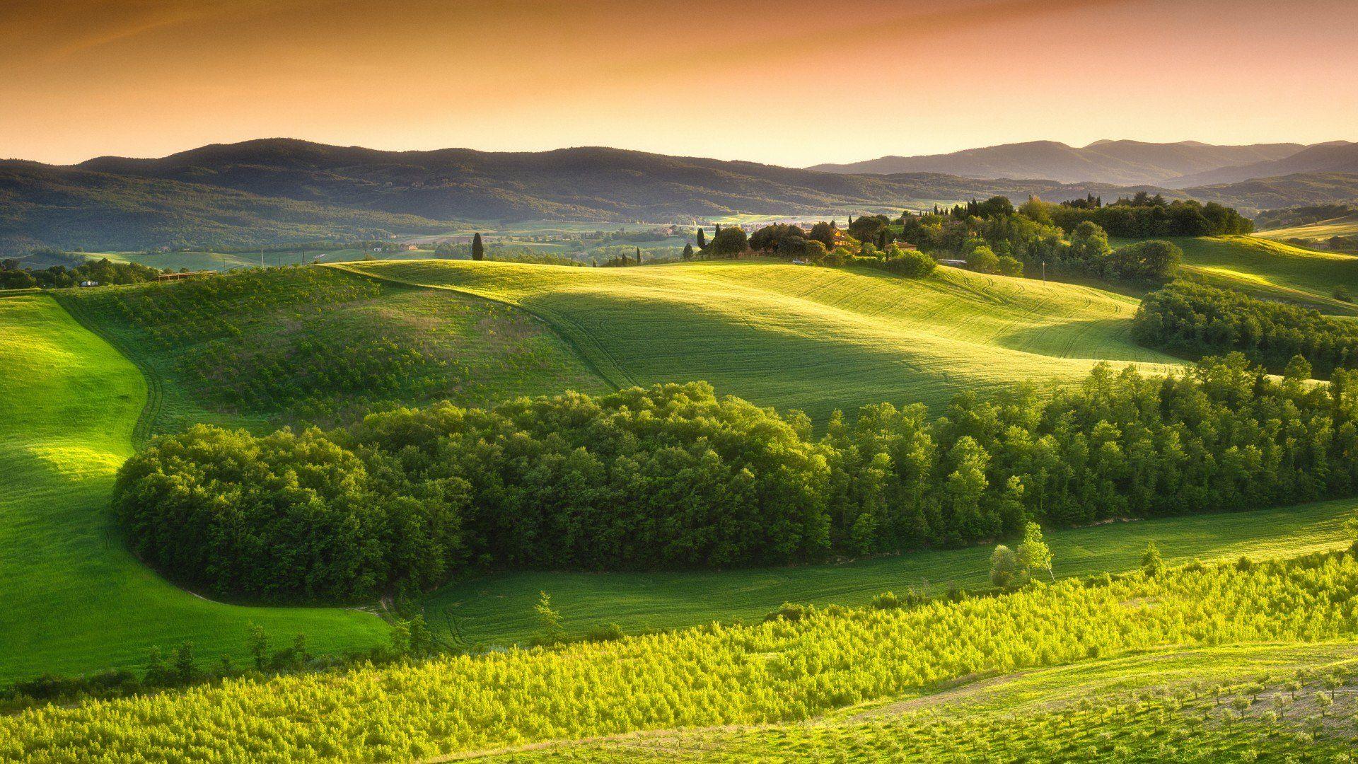 1920x1080 Italy tuscan landscape wallpaper