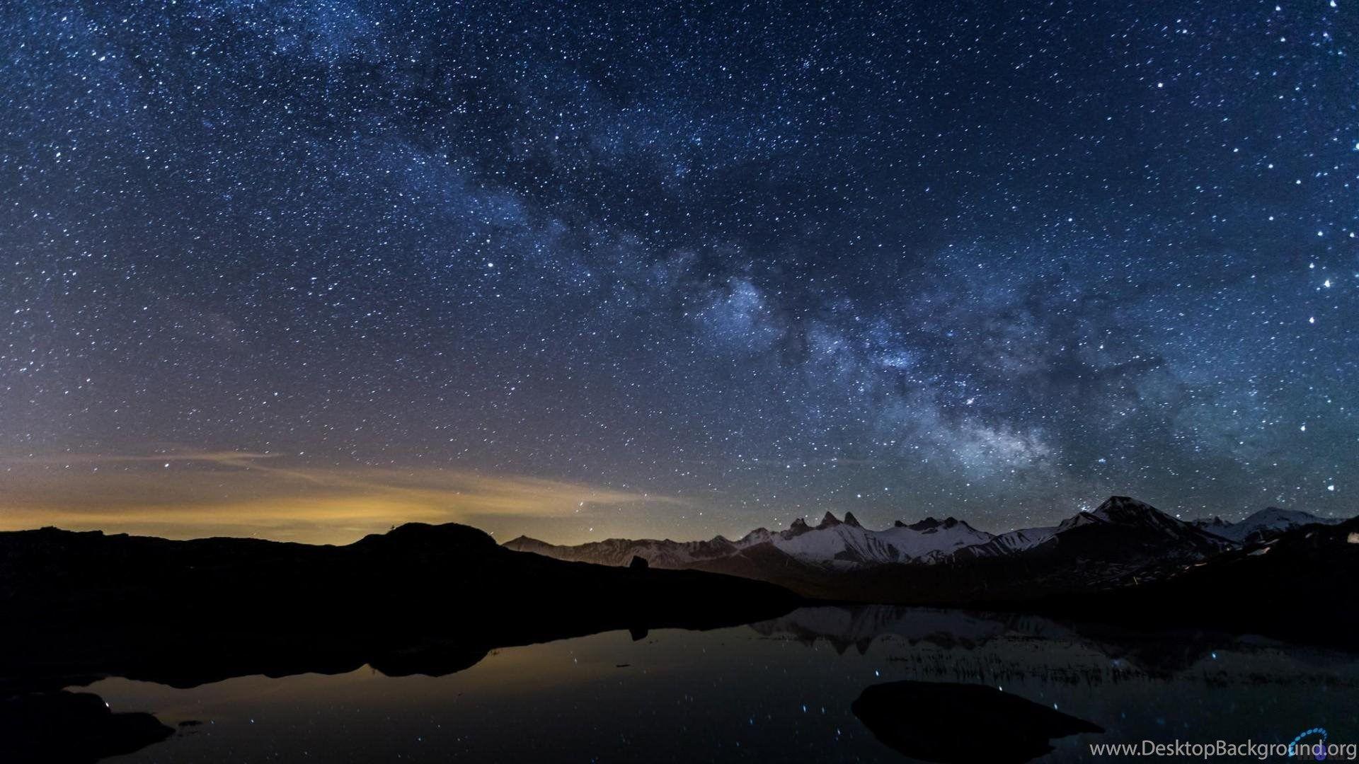 1920x1080 High Resolution Best Starry Night Sky Wallpaper 1080p Full Size. Desktop Background