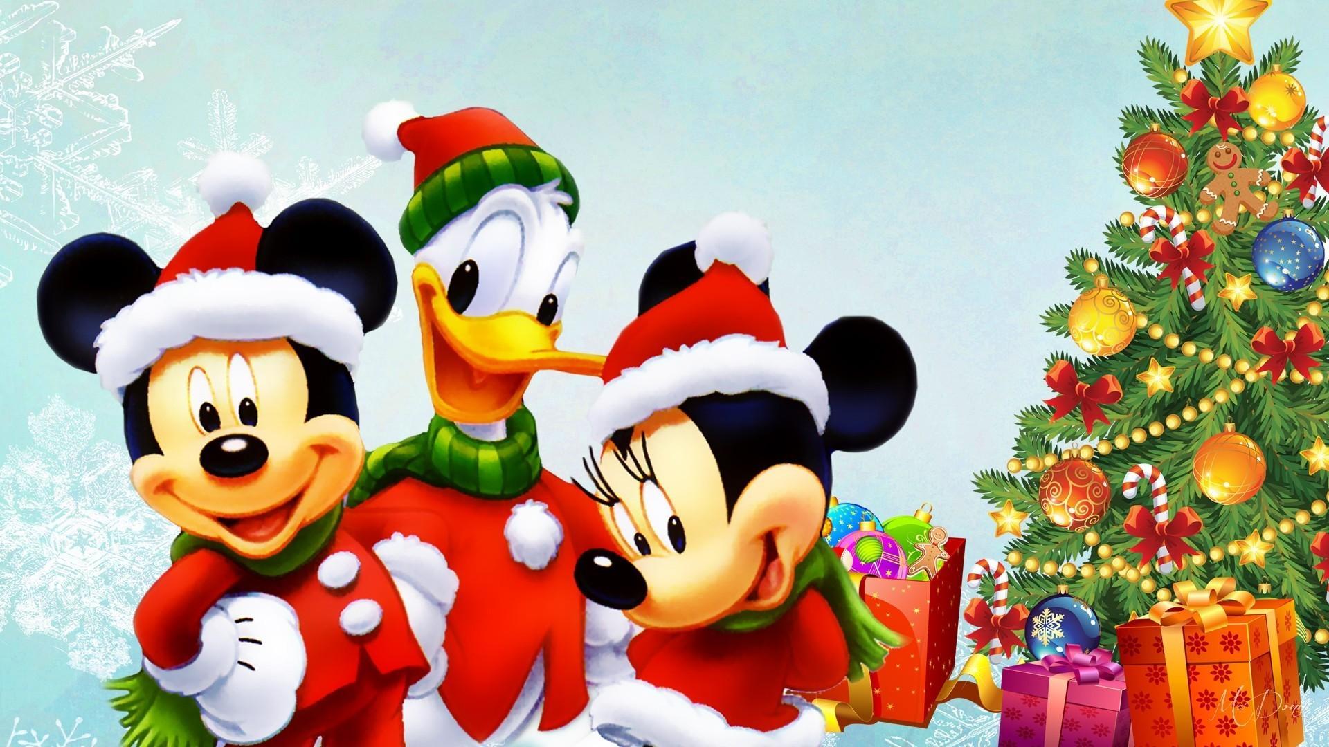 1920x1080 Christmas Minnie Wallpaper