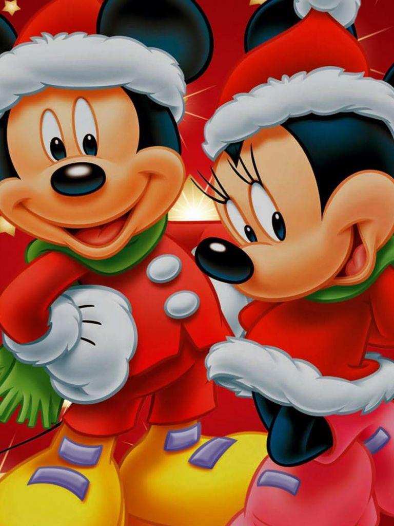 Christmas Mickey and Minnie Wallpapers - Top Free Christmas Mickey and ...