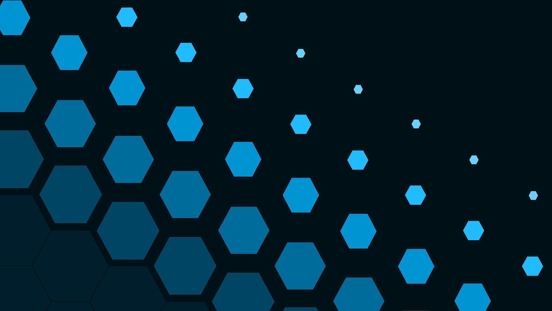 1920x1080 Simple Geometric Background Blue .