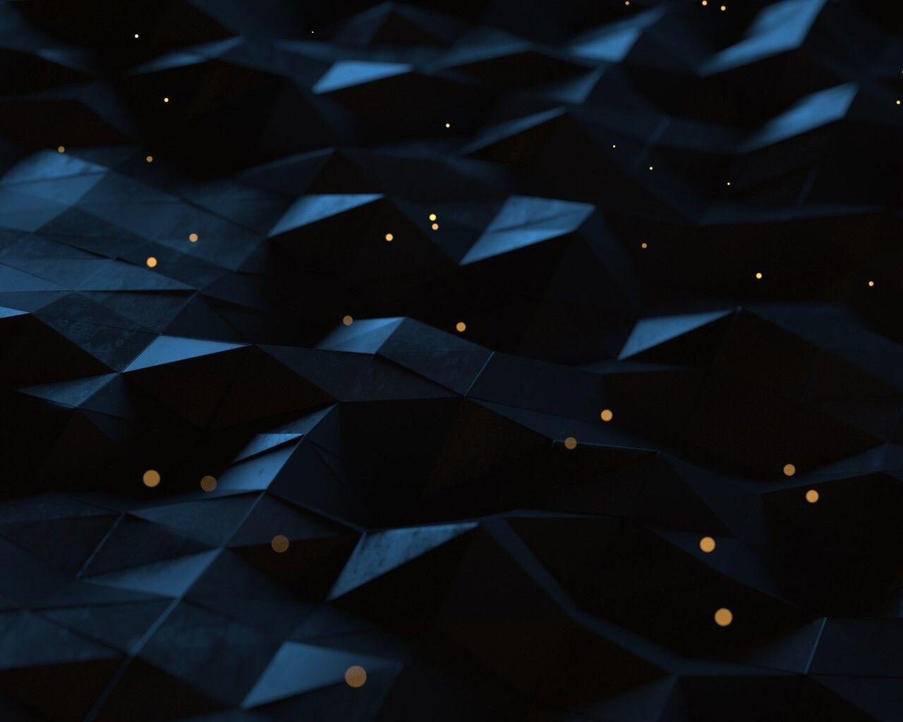 1280x1024 Polygon Art Geometry Blue Abstract 4k 1280x1024 Resolution HD 4k Wallpaper, Image, Background, Photo and Picture