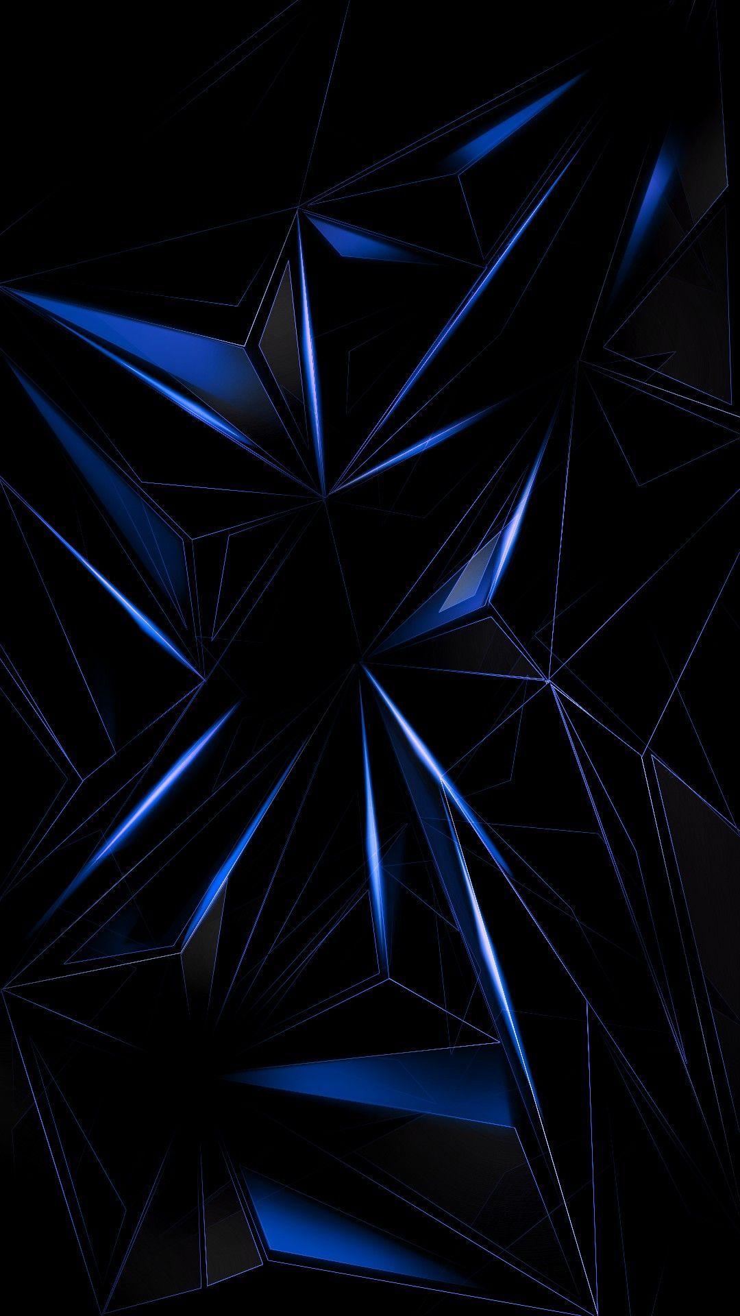 Dark Blue Geometric Phone Wallpapers - Top Free Dark Blue Geometric Phone  Backgrounds - WallpaperAccess