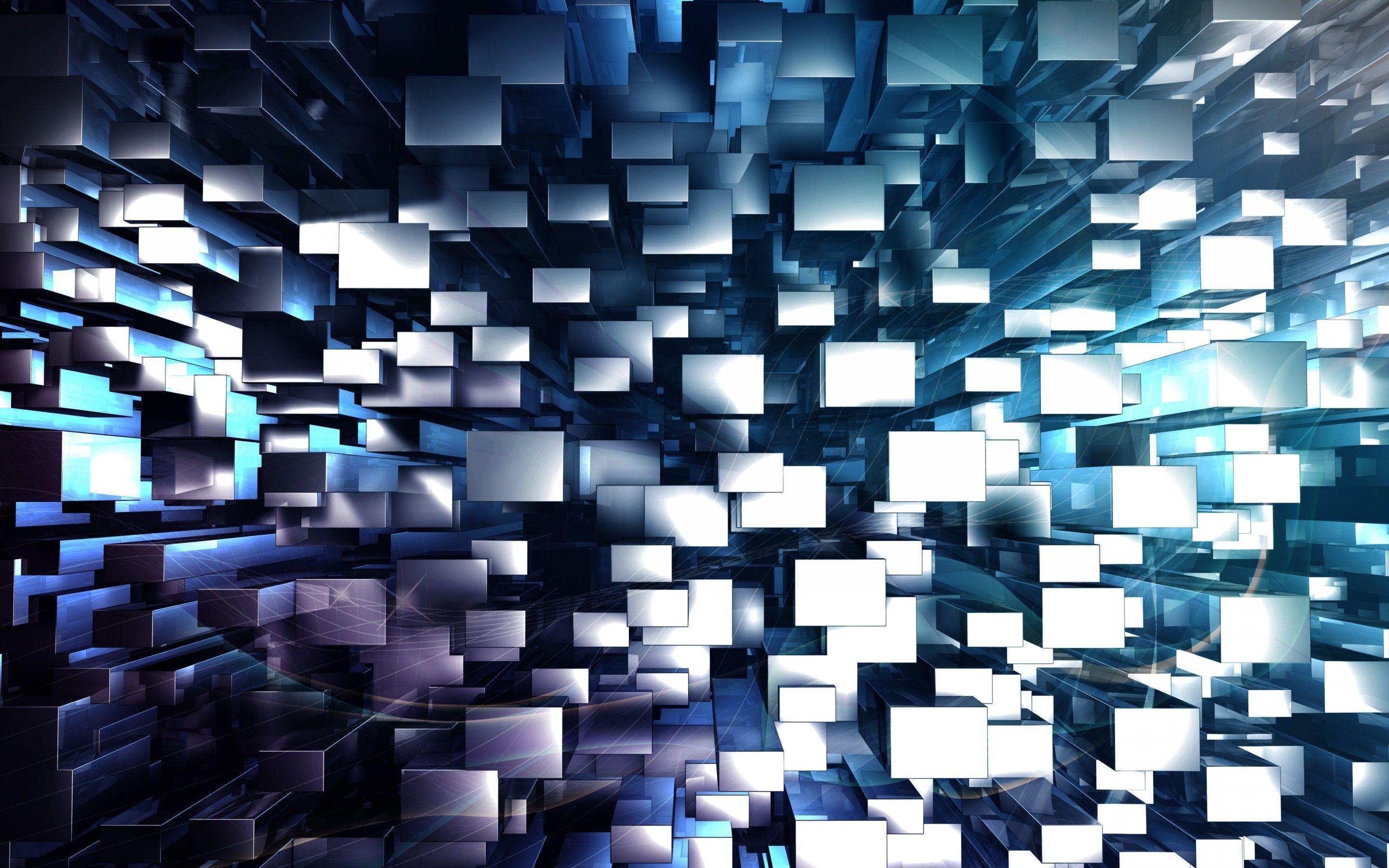 2880x1800 Geometry 3D Wallpaper