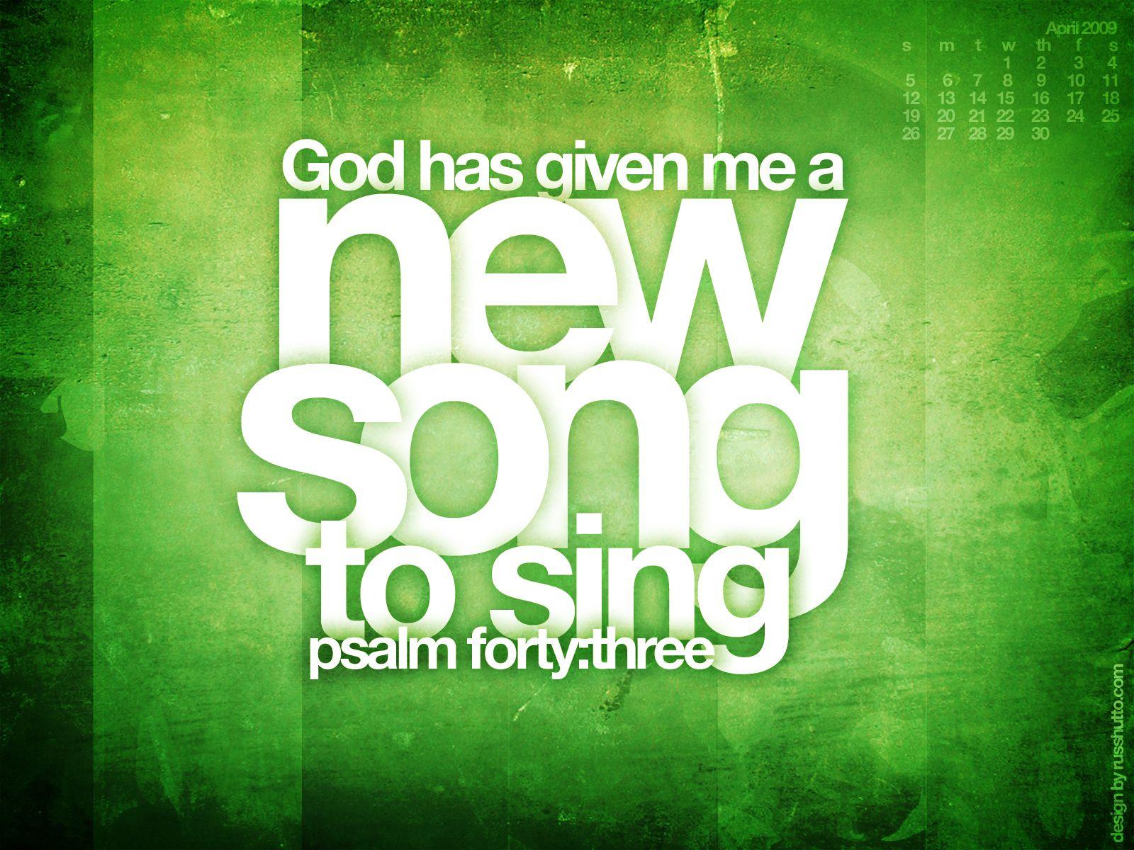 1600x1200 Christian Graphic New Song Wallpaper Christian Wallpaper 40 HD Wallpaper