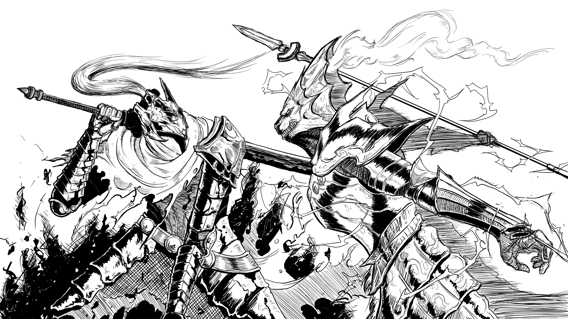 1920x1080 Dark Souls Artorias The Abysswalker Dragonslayer Ornstein Wallpaper:1920x1080