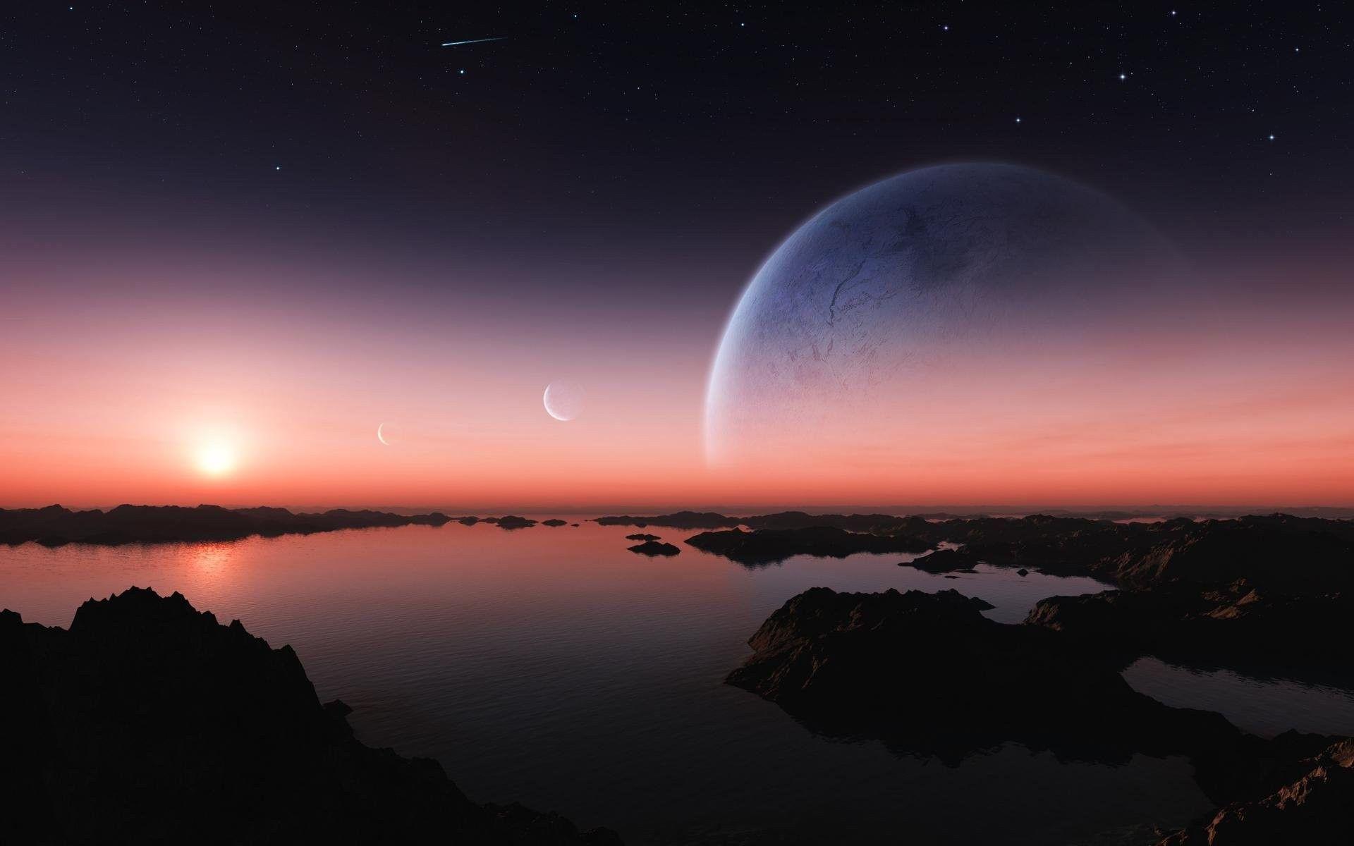 1920x1200 Colourful, Abstract HD Wallpaper, Futuristic, alien, Creature, Download High Definition, Dark, Free, Scifi, Survival, Aliens, Ocean, Horror, Mobile Wallpaper, Sea, Planet