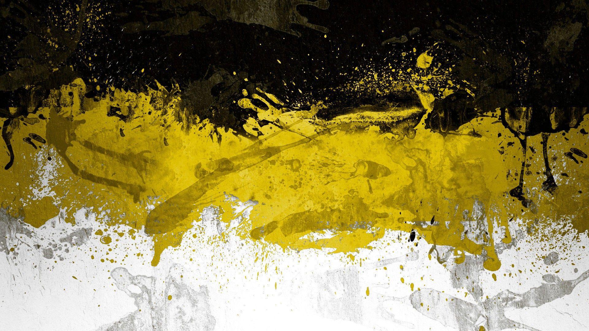 1920x1080 Black And Yellow Wallpaper