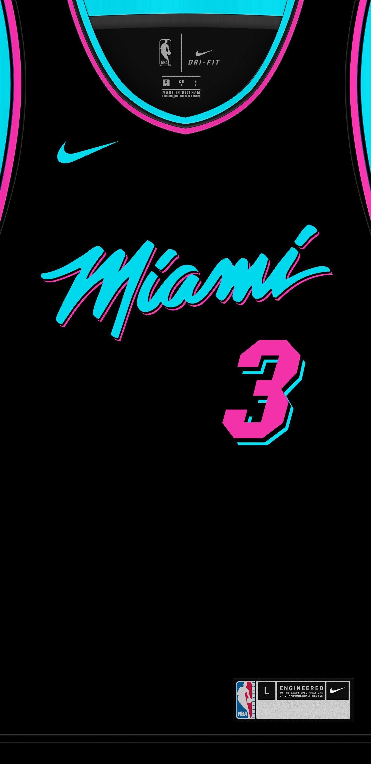1440x2960 Minimal Miami Vice Jersey Mobile Wallpaper