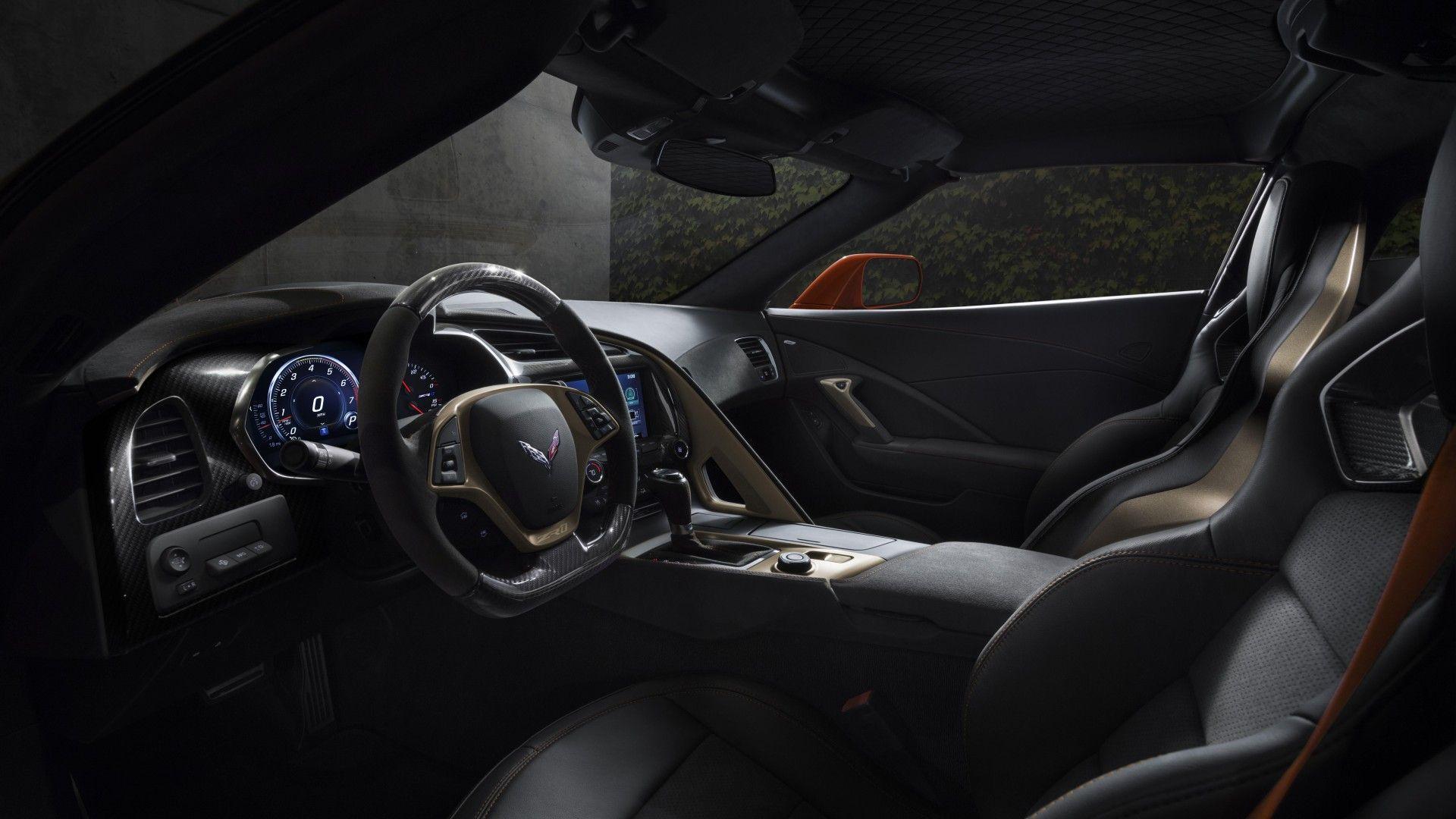 1920x1080 Wallpaper Chevrolet Corvette ZR interior, 2018 Cars, 8k, Cars & Bikes
