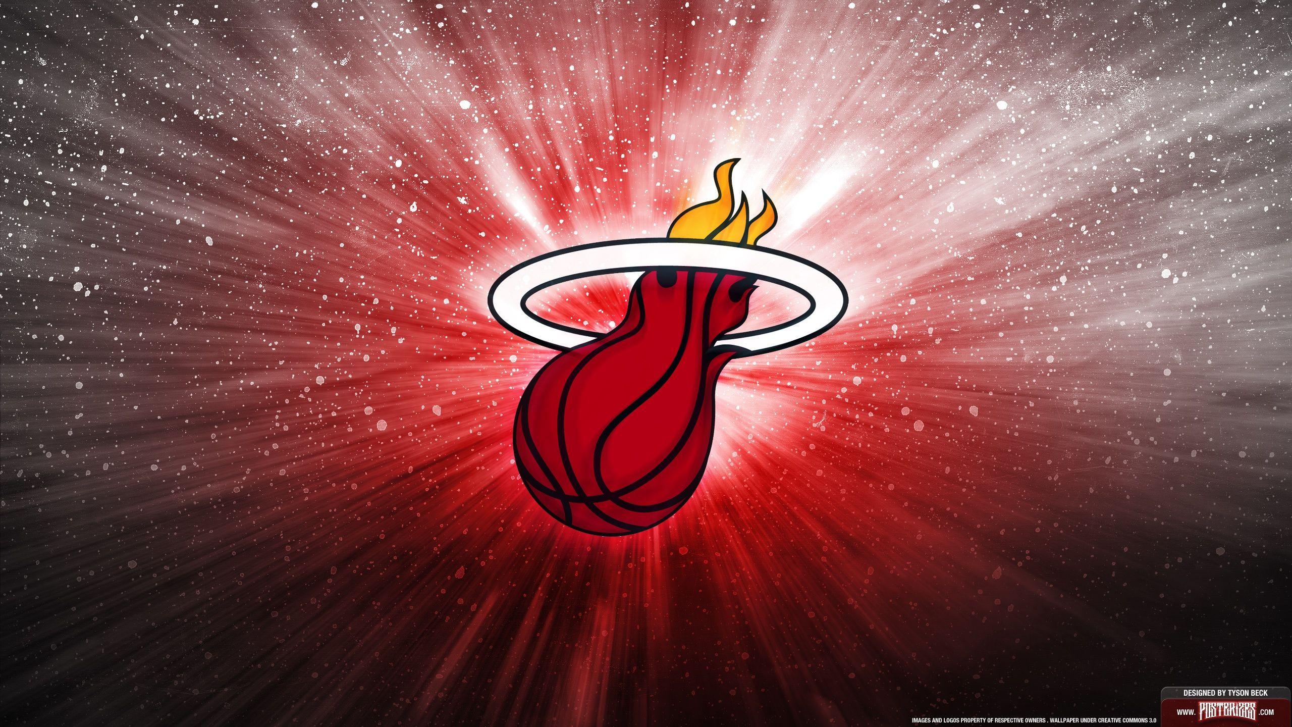 2560x1440 Miami Heat Desktop Wallpaper .