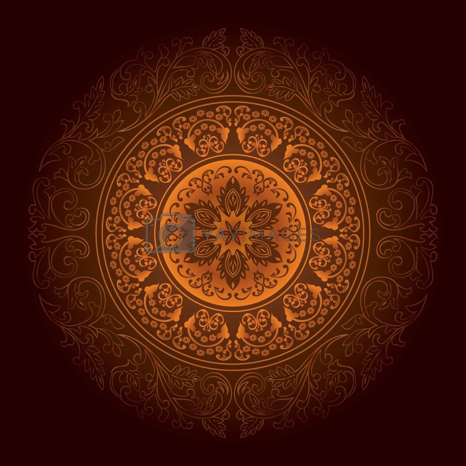 1600x1600 Brown vintage floral background Royalty Free Stock Image. , Royalty Free Image, Vectors, Footage