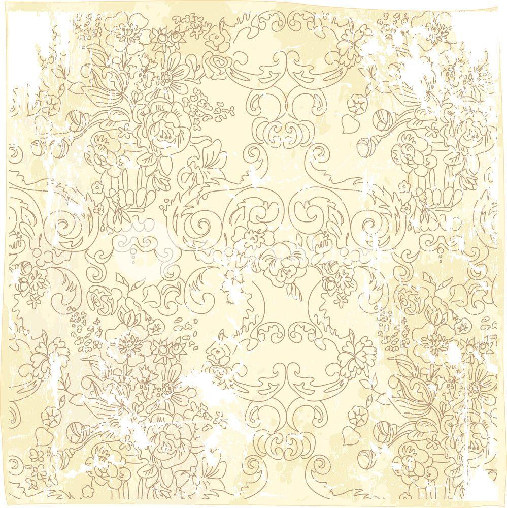 999x1000 Vintage Floral Background. Vector Illustration. Royalty Free Stock Image