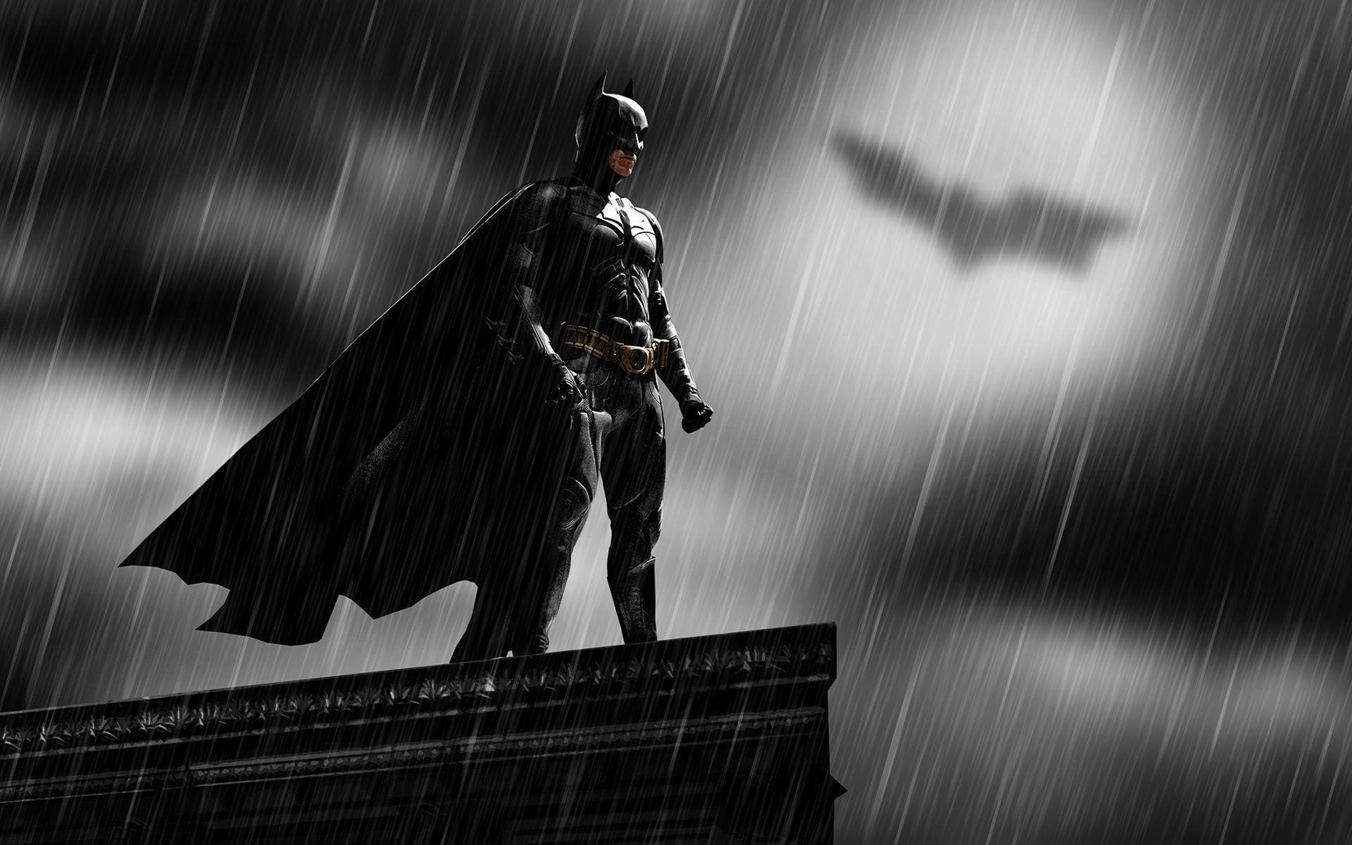 1920x1200 batman superhero rain dc comics comics dark cape movies wallpaper