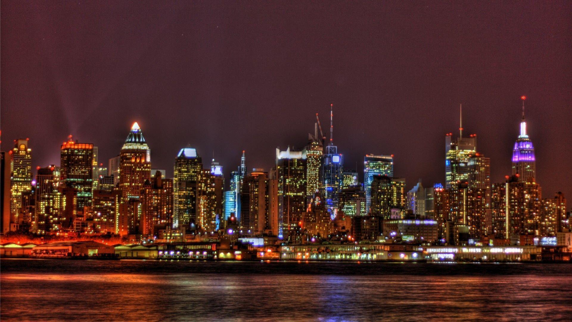 1920x1080 Skyline Of New York City Wallpaper Free
