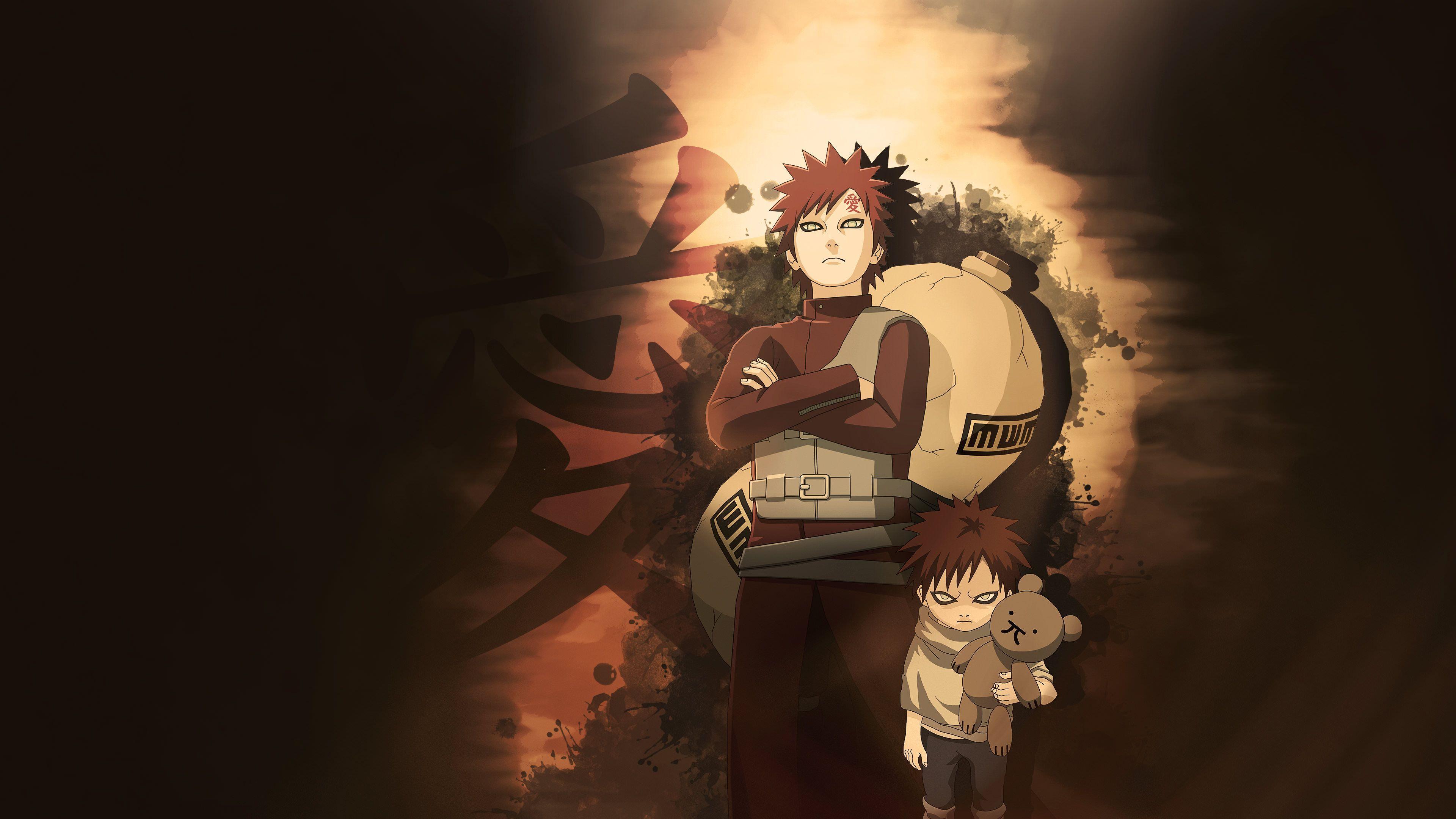 3840x2160 Brown Cartoon Naruto Wallpaper