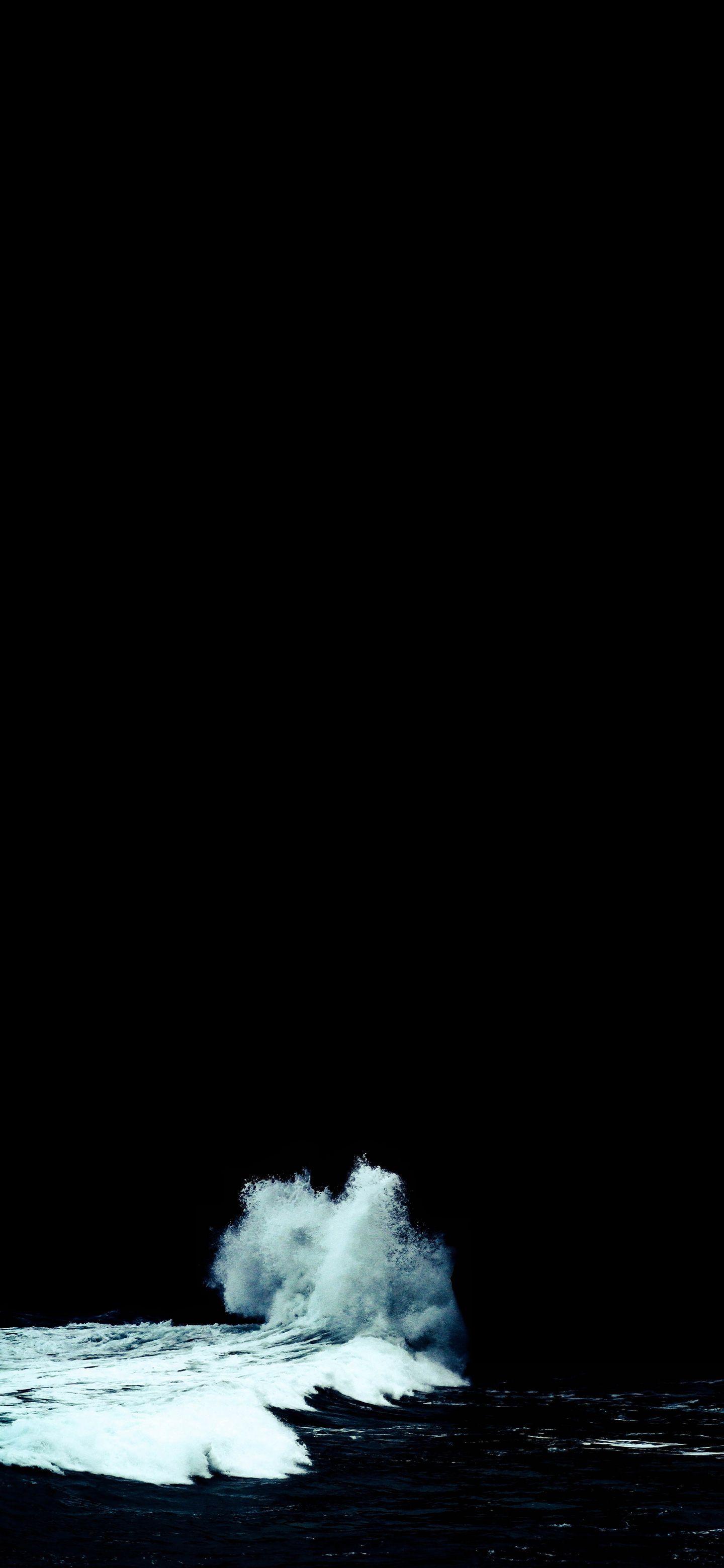 1440x3120 Ocean waves. Dark phone wallpaper, Waves wallpaper iphone, Black wallpaper iphone
