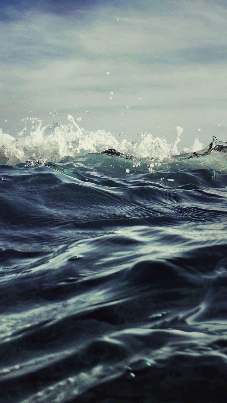 736x1308 Dark Waves iPhone Wallpaper