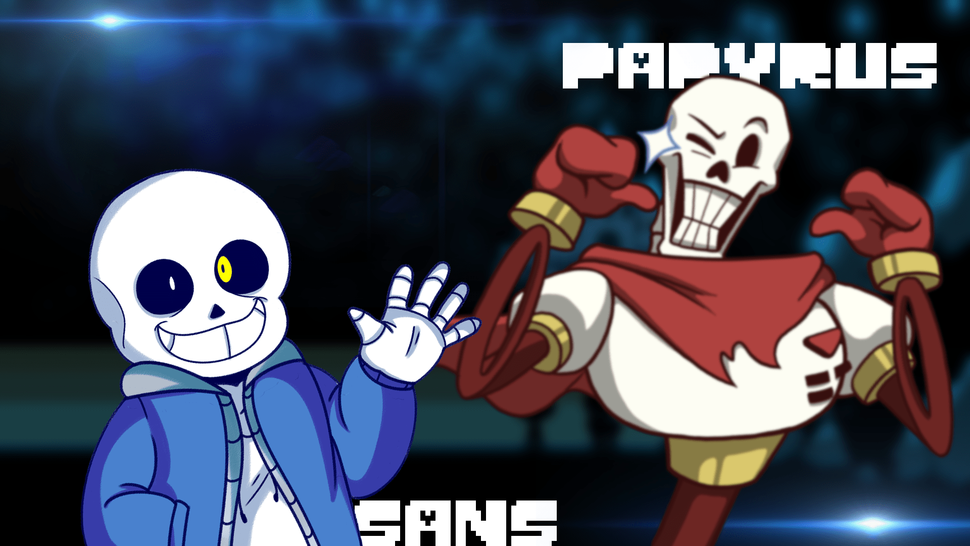 1920x1080 Undertale Sans And Papyrus Wallpaper. Wallpaper, Undertale sans, Mickey mouse