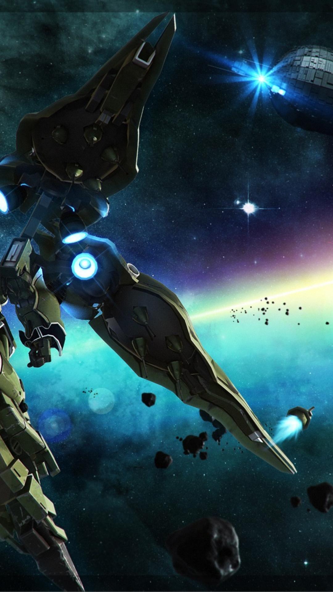 1080x1920 Gundam Unicorn iPhone Wallpaper