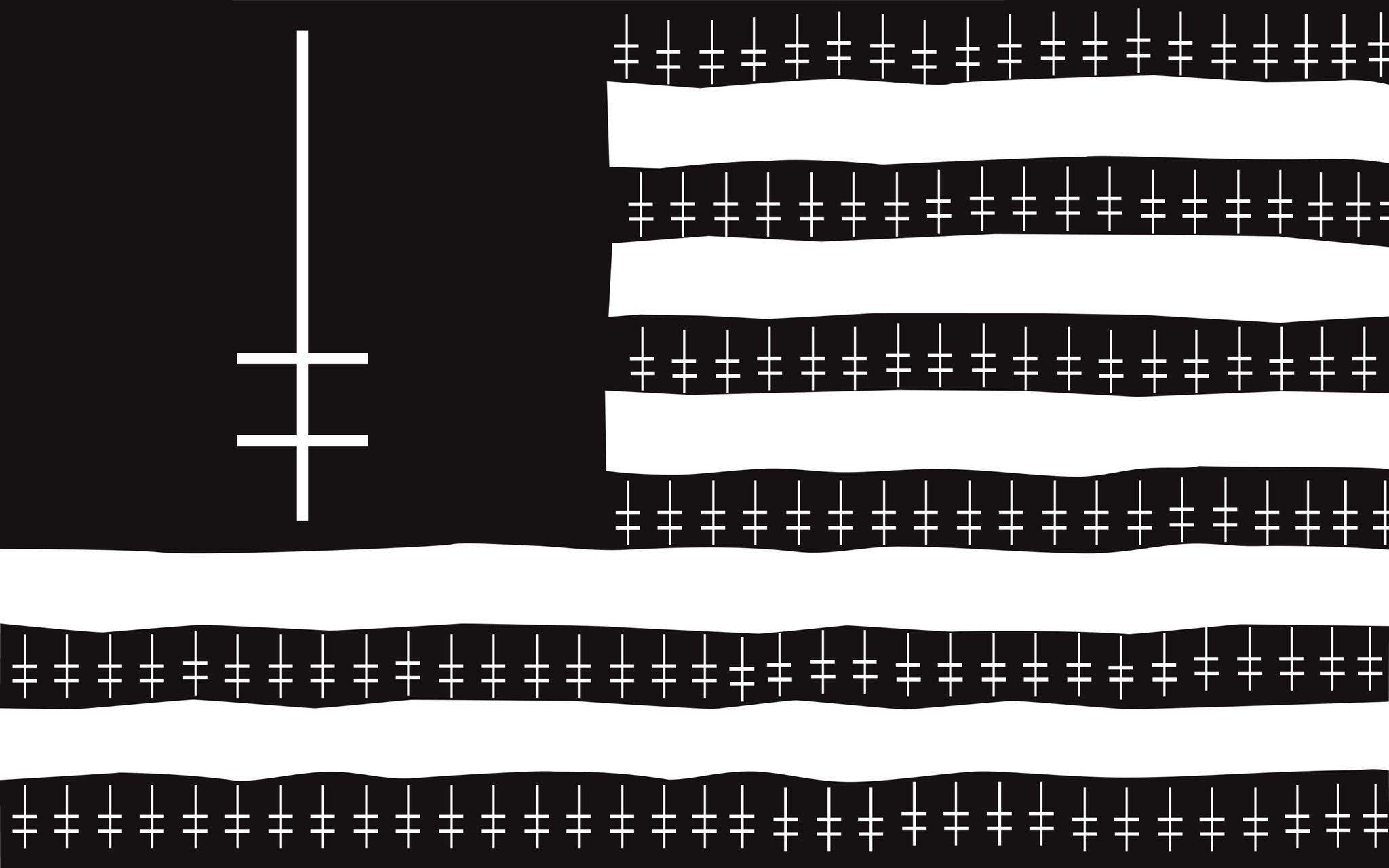 2048x1280 Marilyn Manson Music Flag Parody Band Logo Rock Music Wallpaper:2048x1280