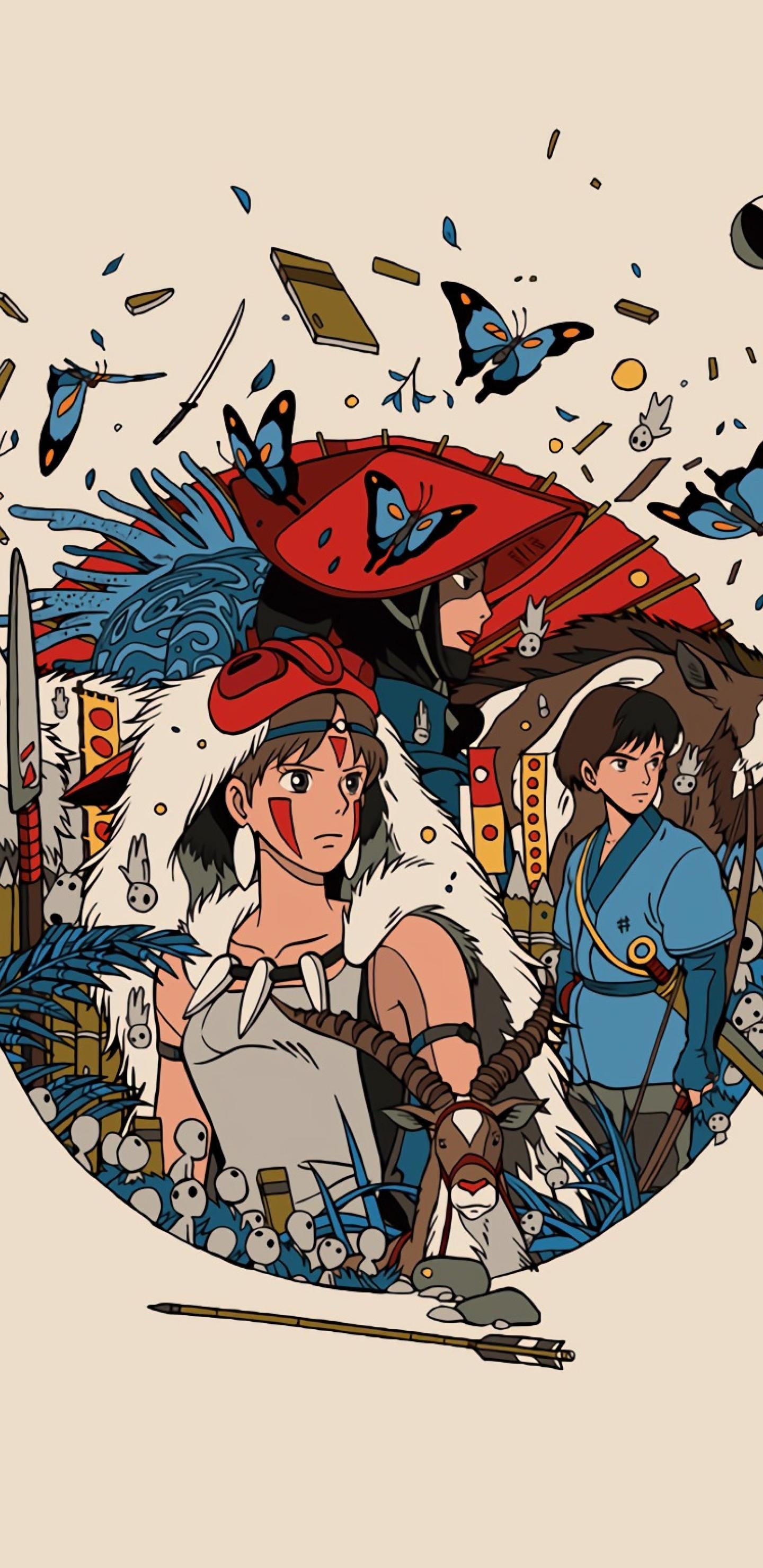 1440x2960 Princess Mononoke Samsung Galaxy Note S S SQHD Wallpaper, HD Anime 4K Wallpaper, Image, Photo and Background