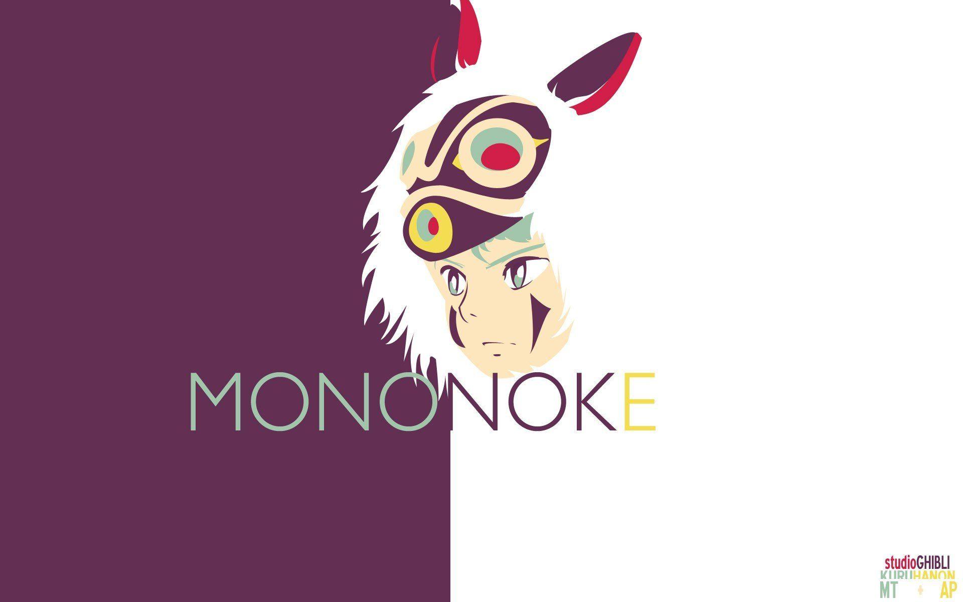 1920x1200 Studio Ghibli, Simple background, Princess Mononoke Wallpaper HD / Desktop and Mobile Background