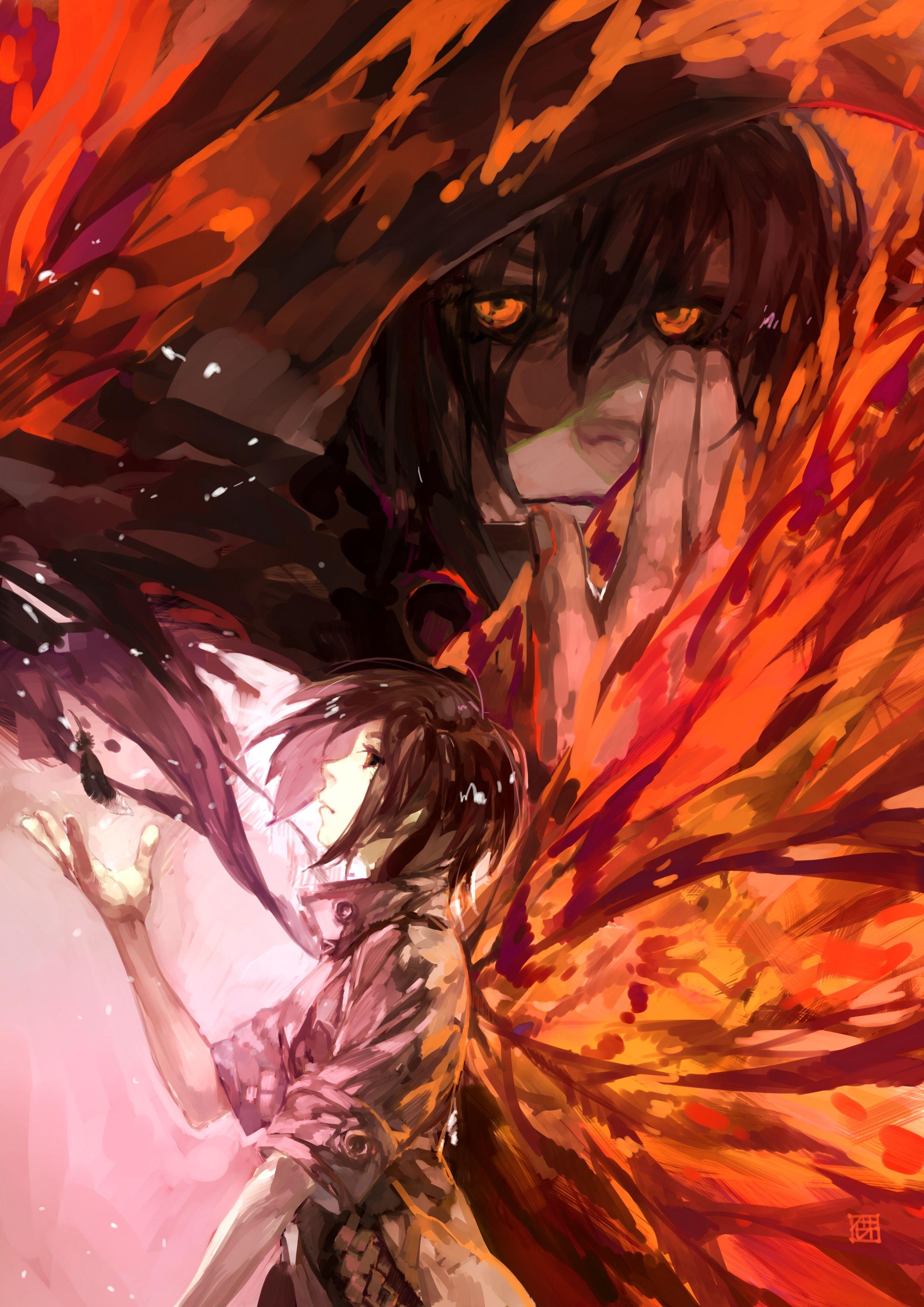 2480x3507 Touka And Ayato Kagune