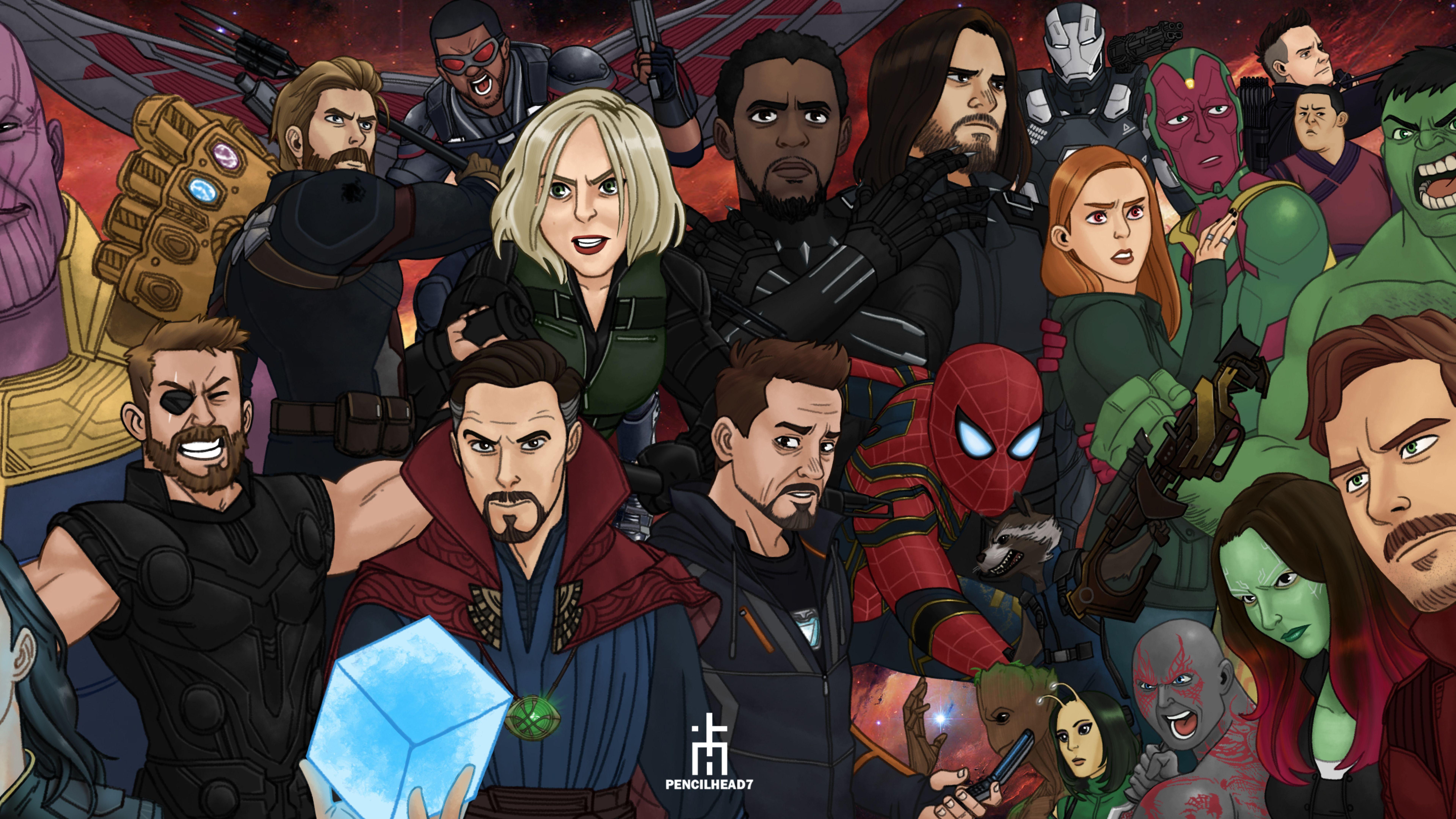 Avengers Infinity War Poster Wallpapers - Top Free Avengers Infinity ...