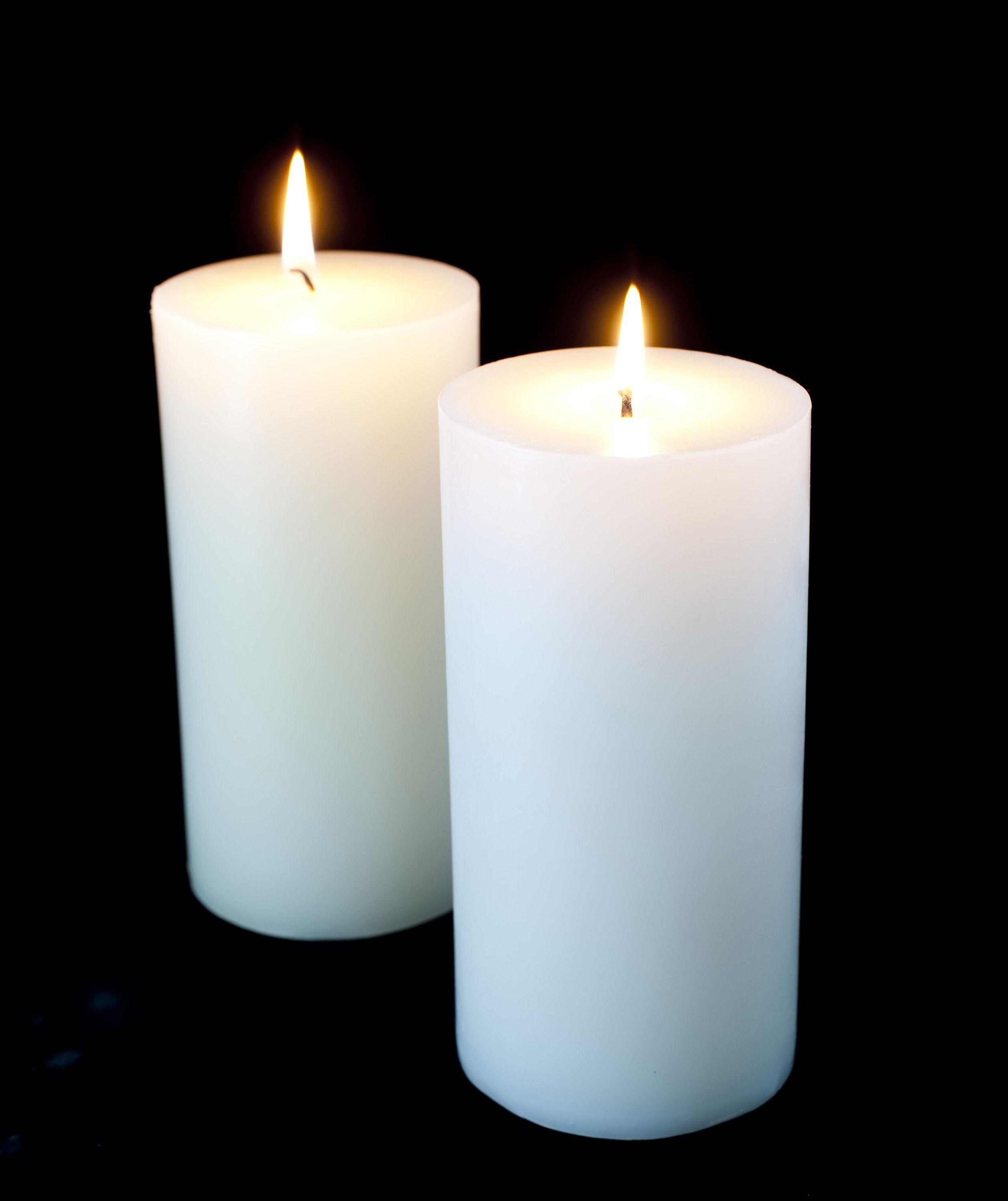 Three white lighted candles HD wallpaper  Wallpaper Flare