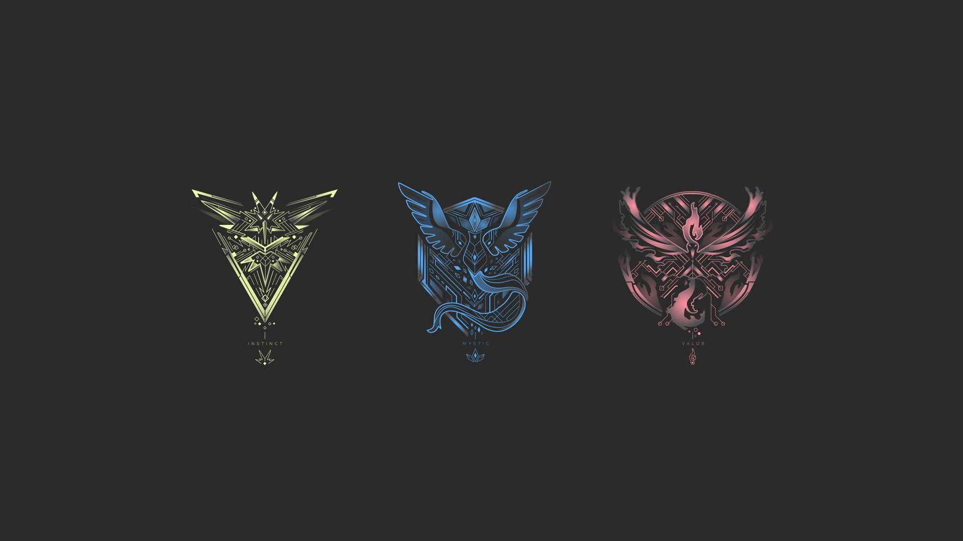 1920x1080 #Team Mystic, #Team Instinct, #Team Valor, #Pokémon, #Pokemon Go, wallpaper. Mocah HD Wallpaper