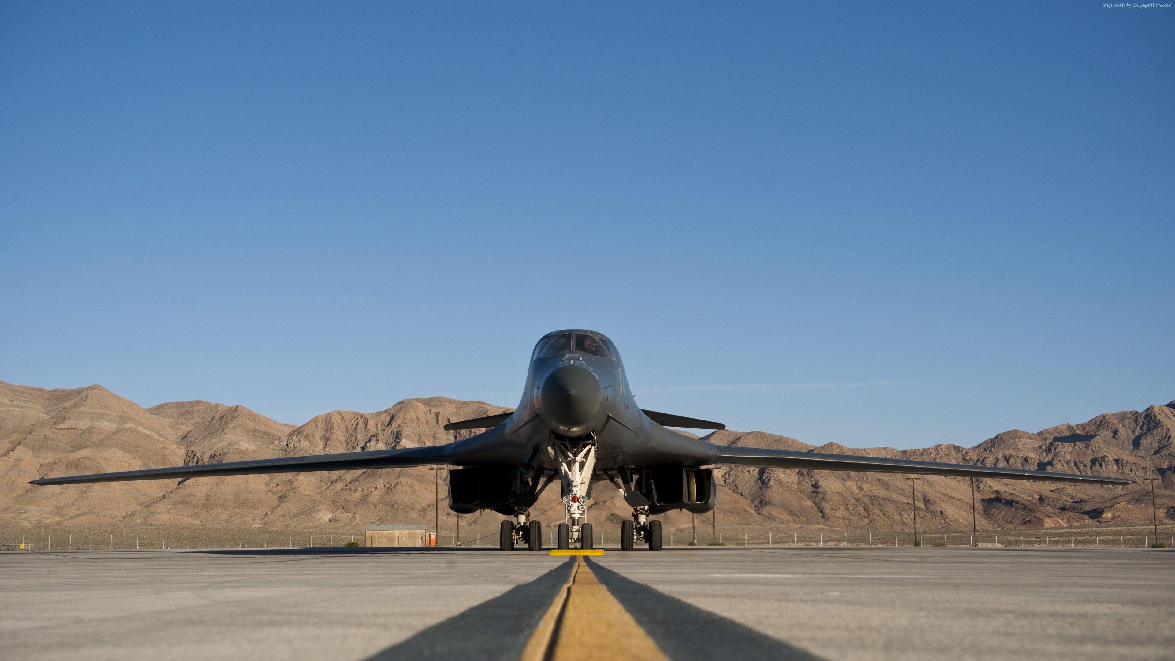 3840x2160 Wallpaper Rockwell B 1 Lancerr, Fighter Aircraft, U.S. Air Force, Military Wallpaper Download Resolution 4K Wallpaper
