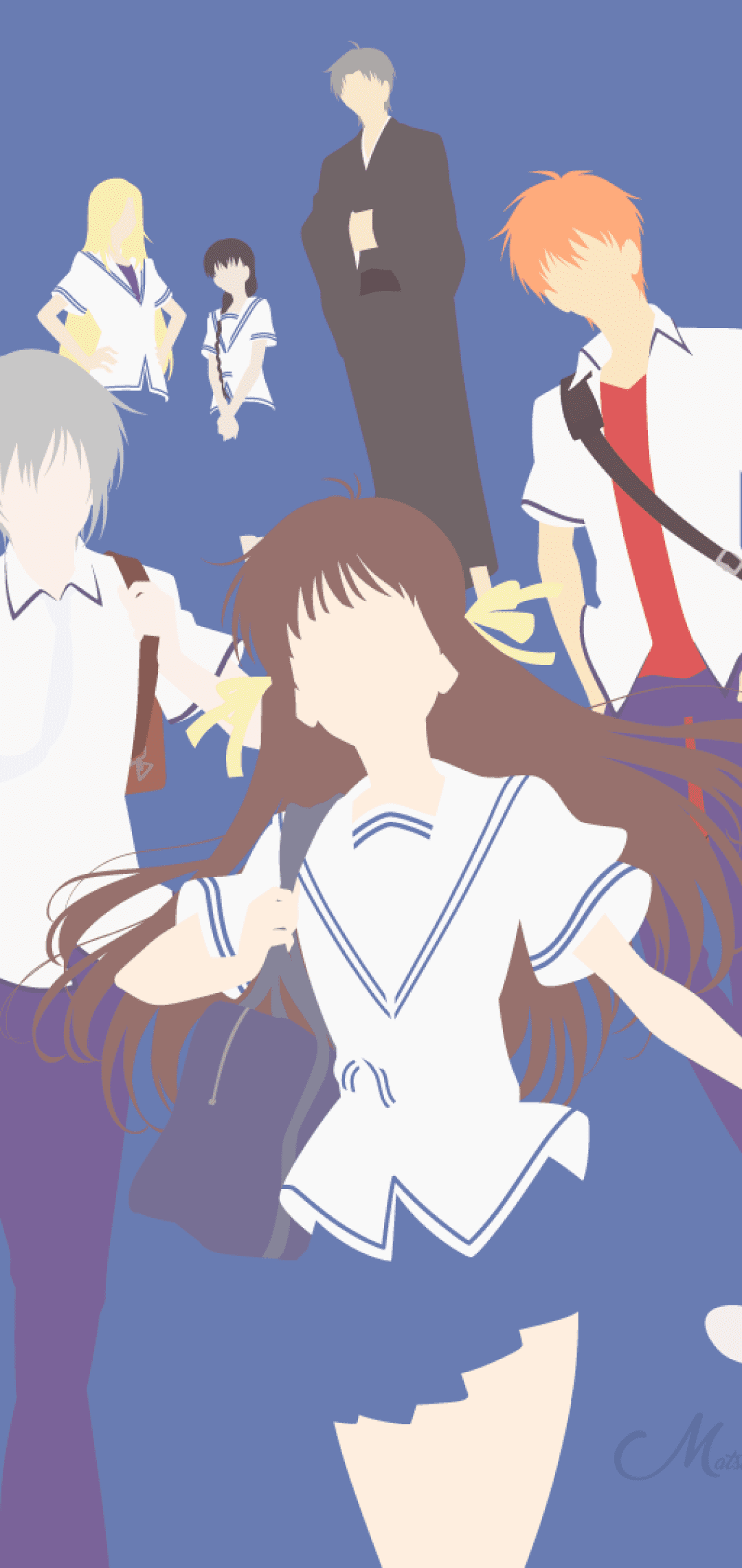 1080x2280 Download Wallpaper Fruits Basket HD Untuk Android/iPhone