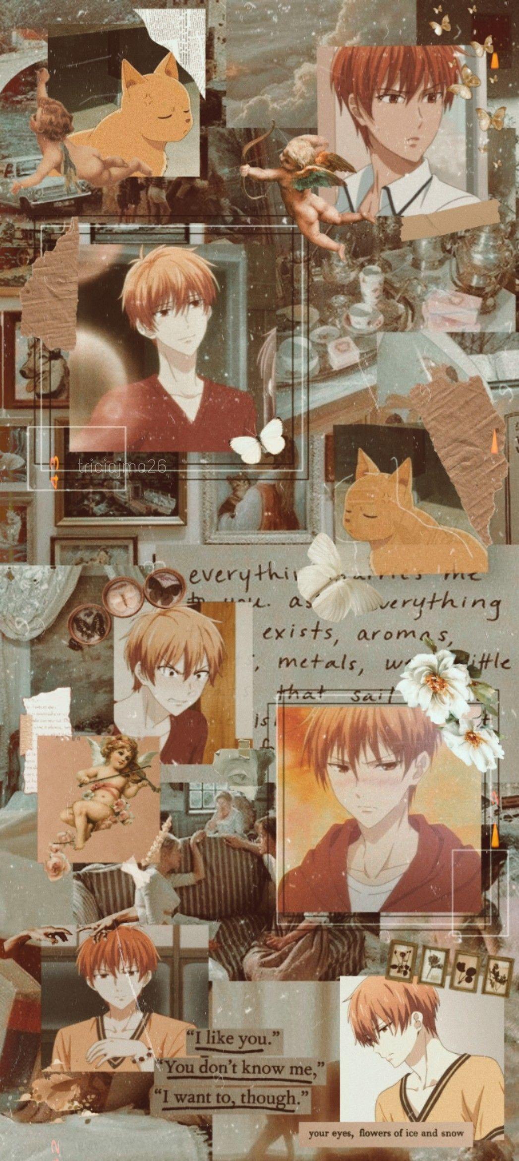 1047x2340 Download Wallpaper Fruits Basket HD Untuk Android/iPhone