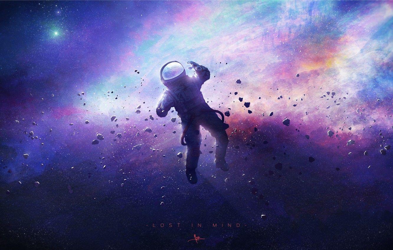1332x850 Astronaut Space Screensaver Anime Wallpaper