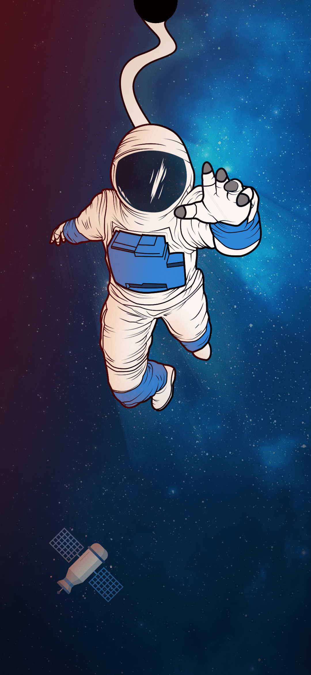 1080x2340 Redmi Note 7 wallpaper notch. Astronaut wallpaper, Wallpaper space, Minimal wallpaper