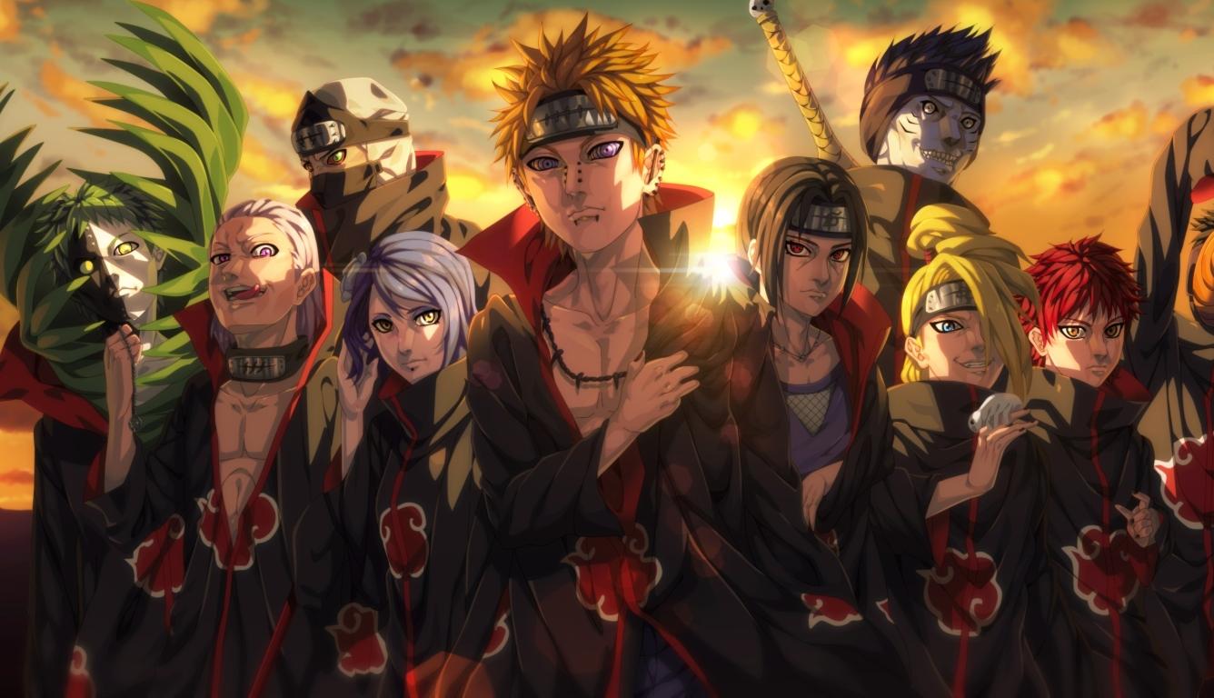 1336x768 Akatsuki Organization Anime HD Laptop Wallpaper, HD Anime 4K Wallpaper, Image, Photo and Background