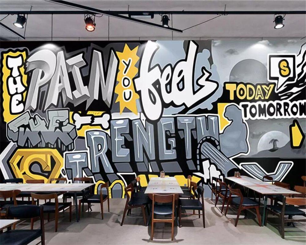 1000x800 Painted Gym Wall Murals