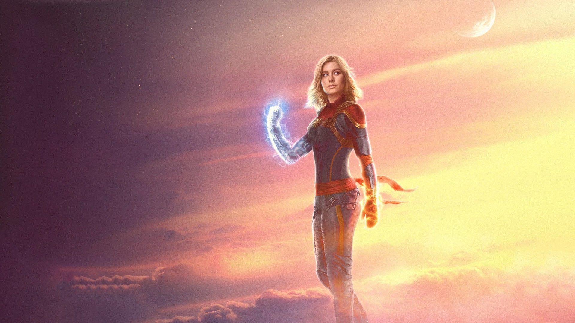 1920x1080 Wallpaper Captain Marvel 2019 HD Live Wallpaper HD. Captain marvel, Captain marvel carol danvers, Marvel cinematic