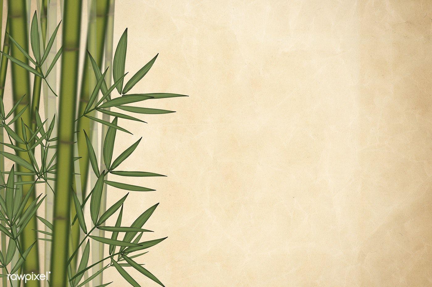 1400x933 Bamboo leaf elements brown background. free image / wodn2080