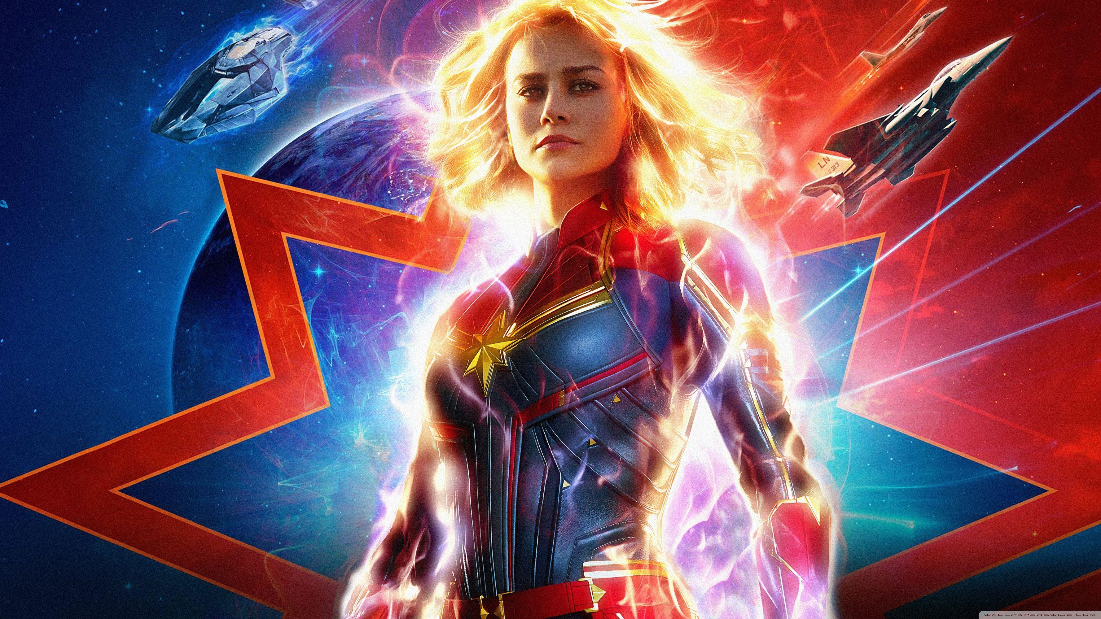 3554x1999 Captain Marvel Desktop Wallpaper
