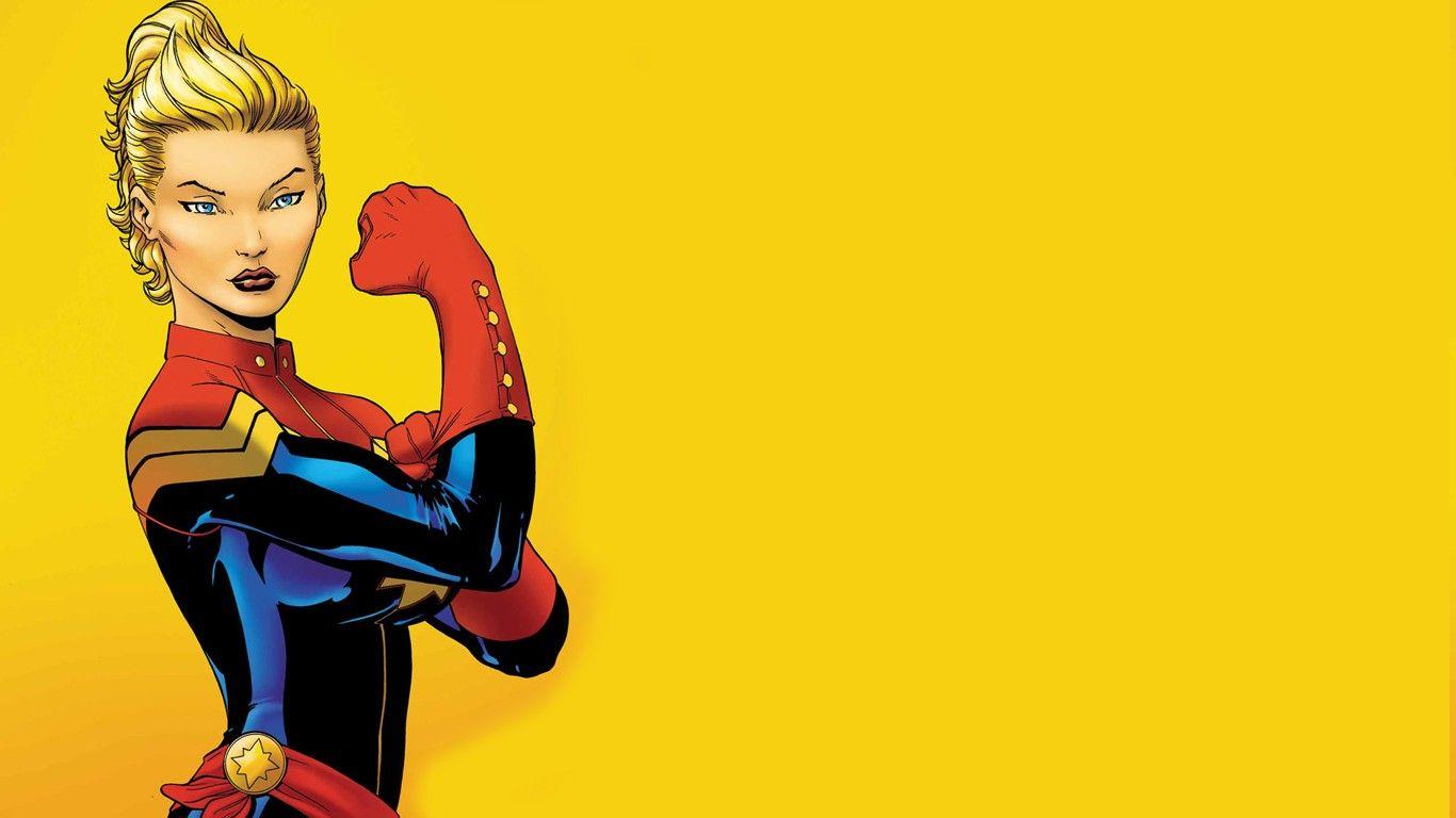 1366x768 Carol Danvers Wallpaper