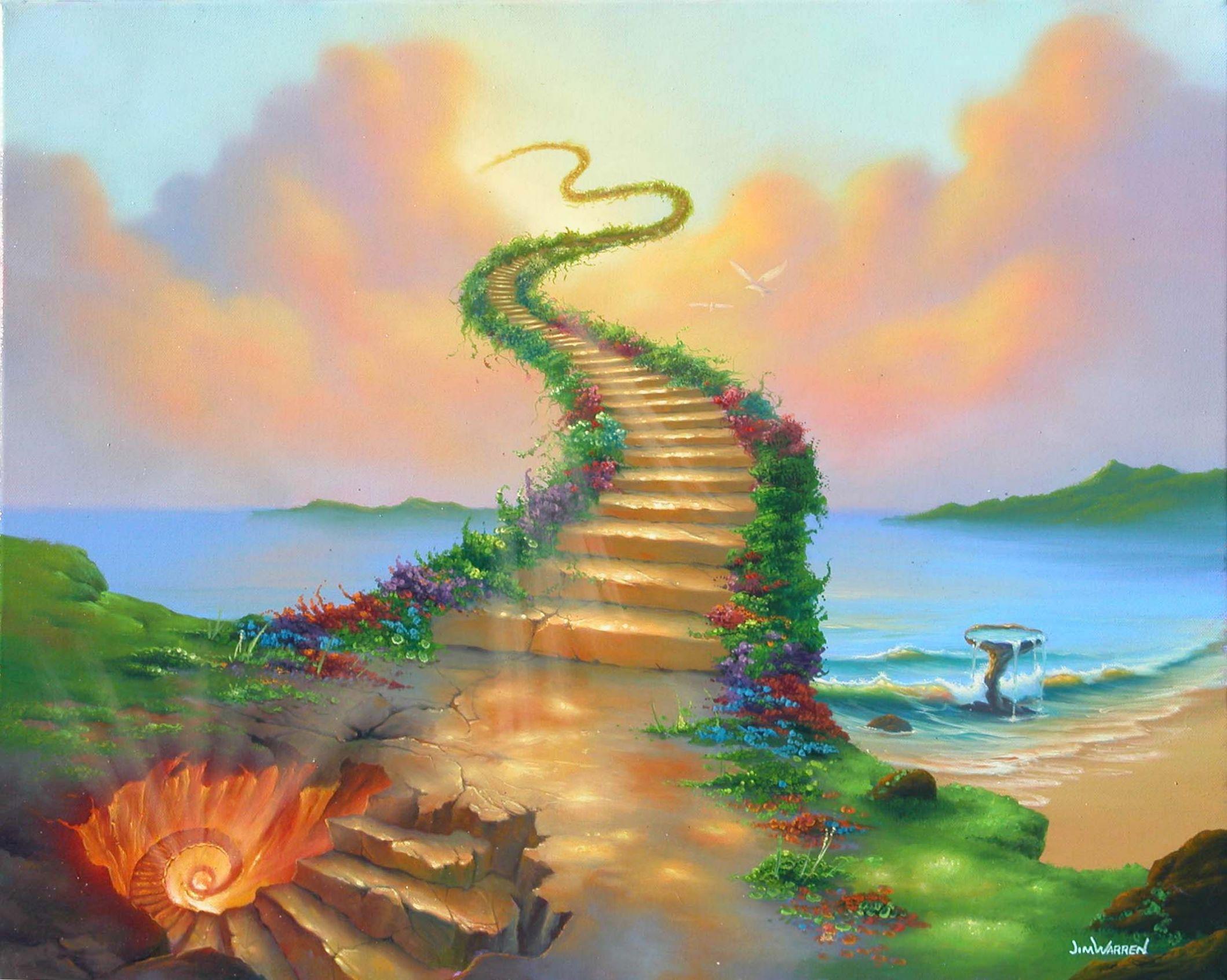 2118x1692 Painting Heaven and Hell 5K Wallpaper, HD Fantasy 4K Wallpaper, Image, Photo and Background
