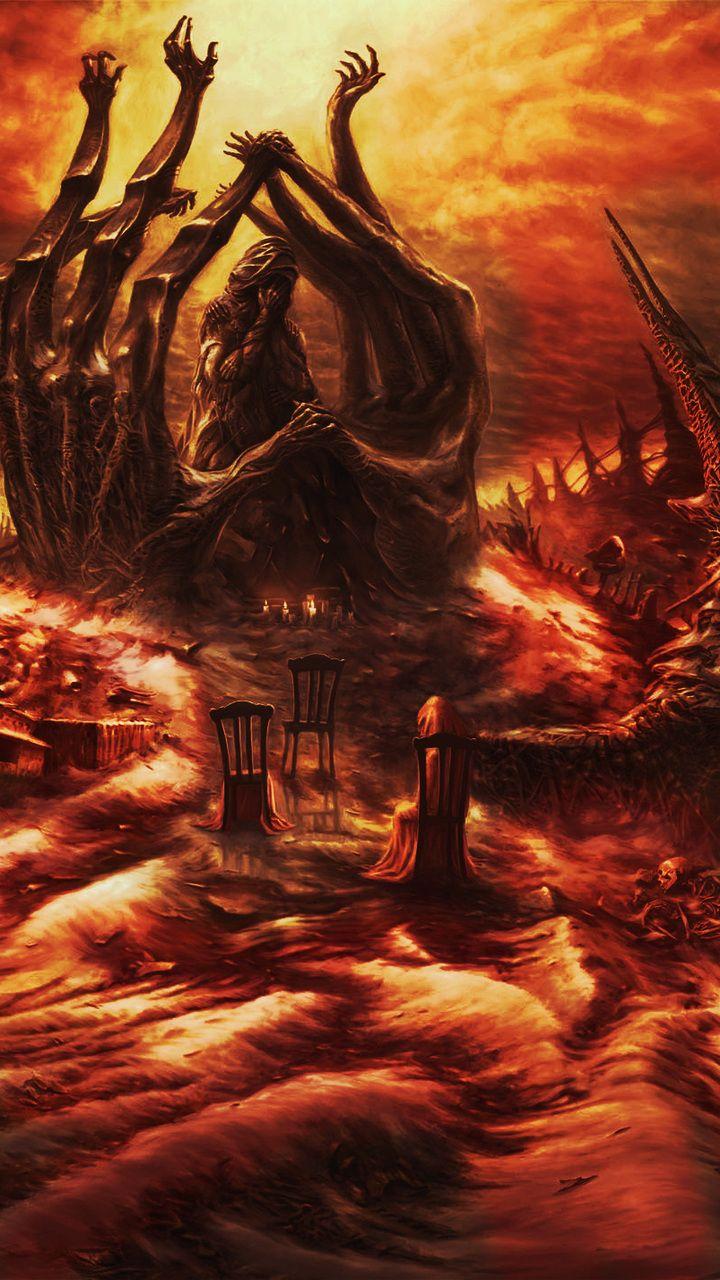 720x1280 Hell Art Wallpaper