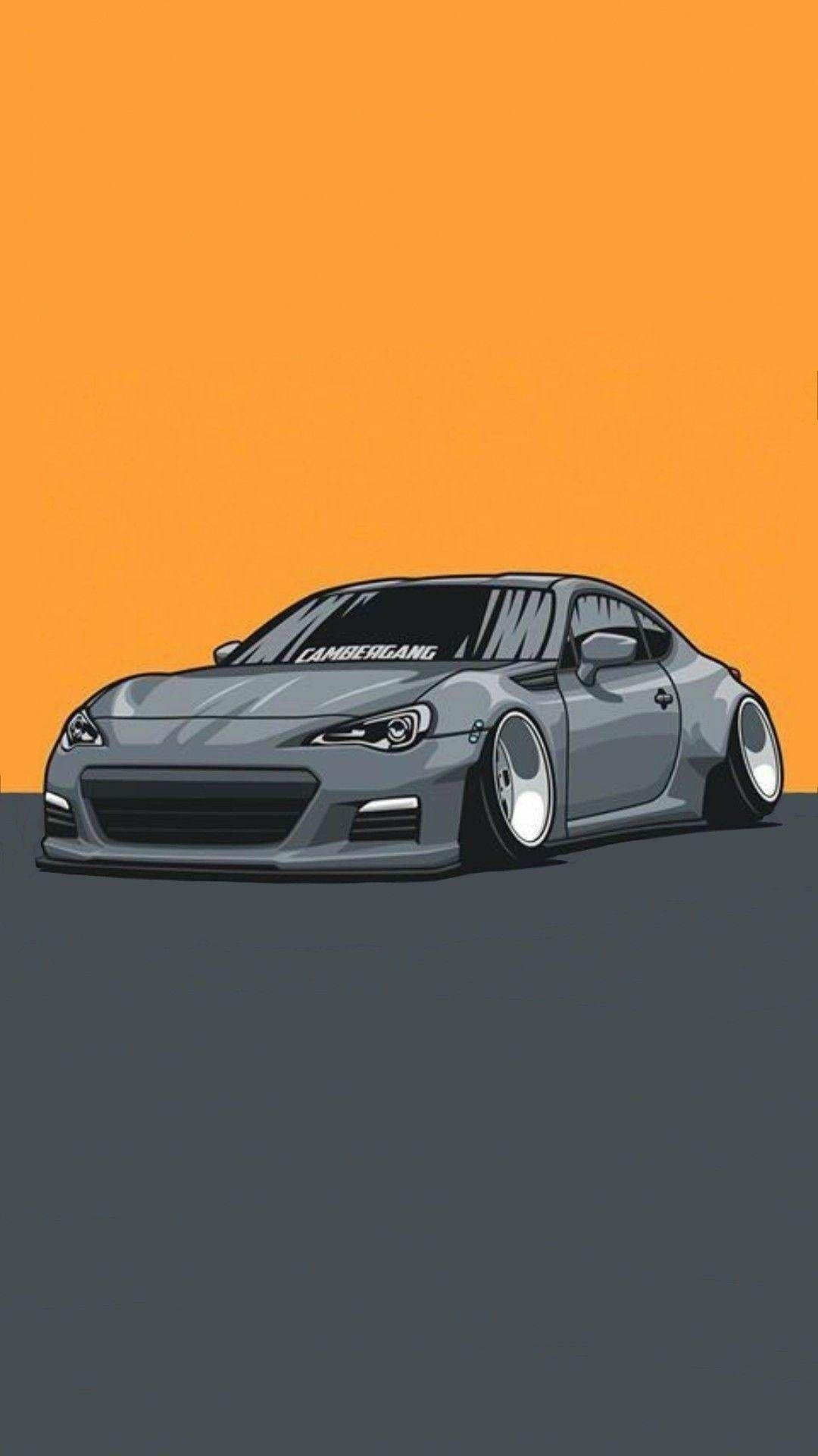 1080x1920 Jdm Car Drawing Wallpaper