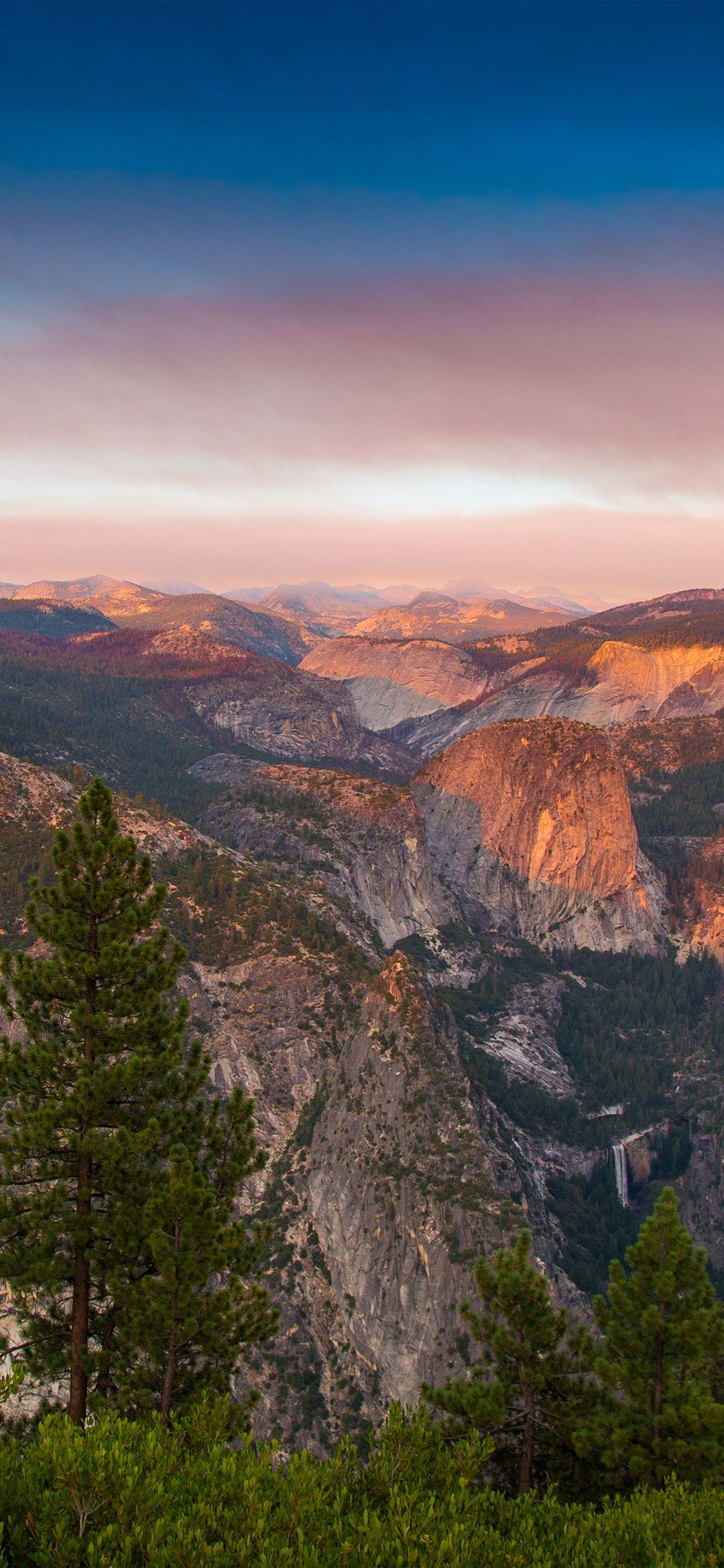 1125x2436 Mountain Summer Nature X Wallpaper