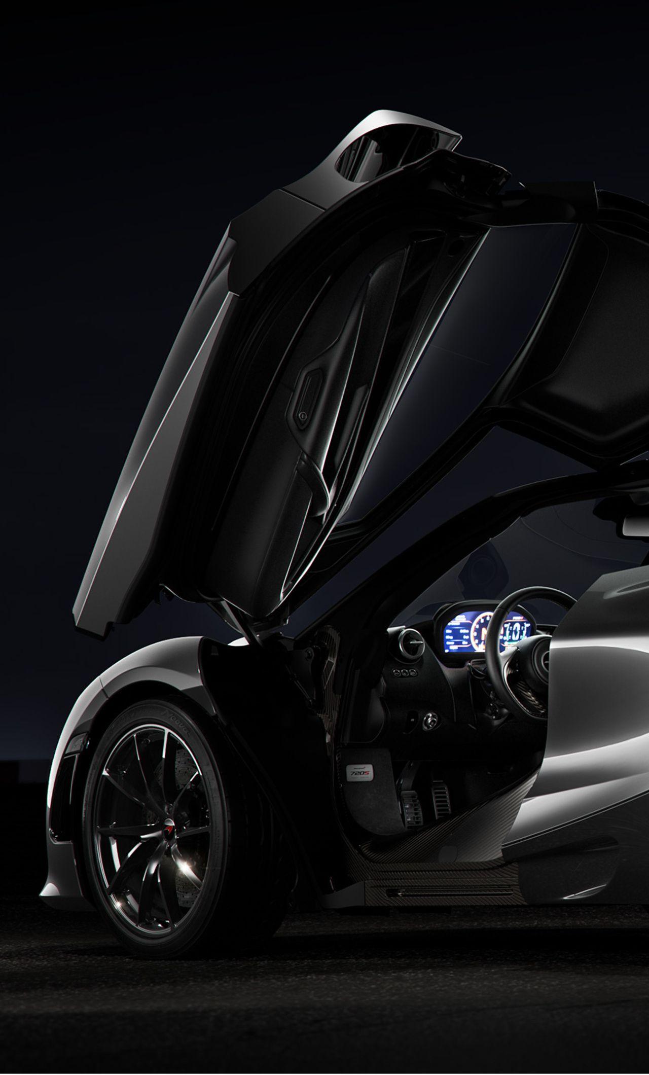 1280x2120 McLaren 720s Doors Up iPhone HD 4k Wallpaper, Image, Background, Photo and Picture