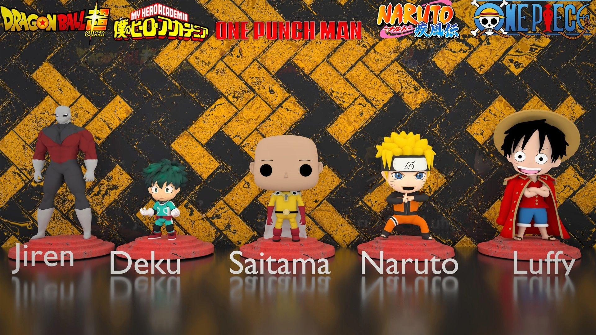 1920x1080 Naruto And Deku Wallpaper