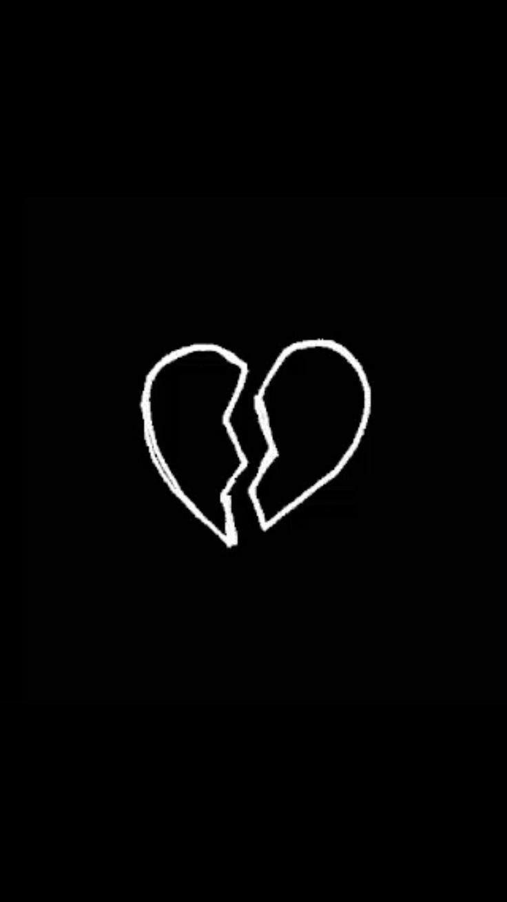 Black and White Broken Heart Wallpapers - Top Những Hình Ảnh Đẹp